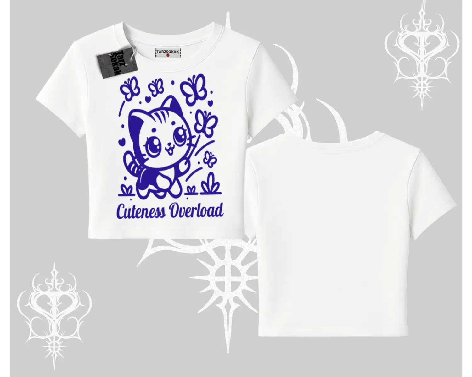 Stay Cool Kedi Baskılı Kolsuz Tshirt