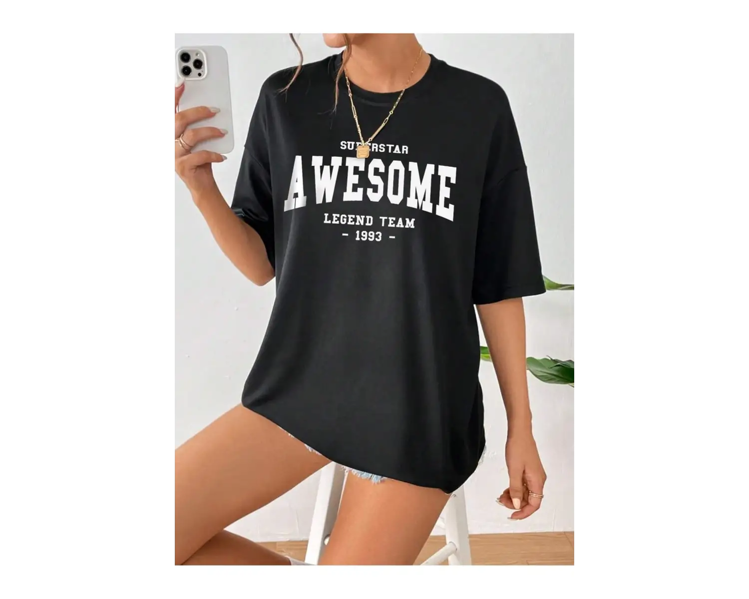 Stevenrhodes Mektup ve Kedi Grafikli Tişört