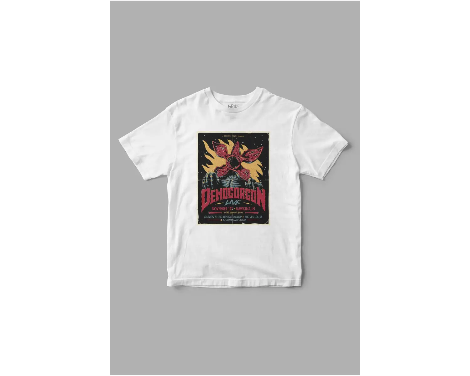 Stranger Things  Demogorgon  Baskılı Tişört