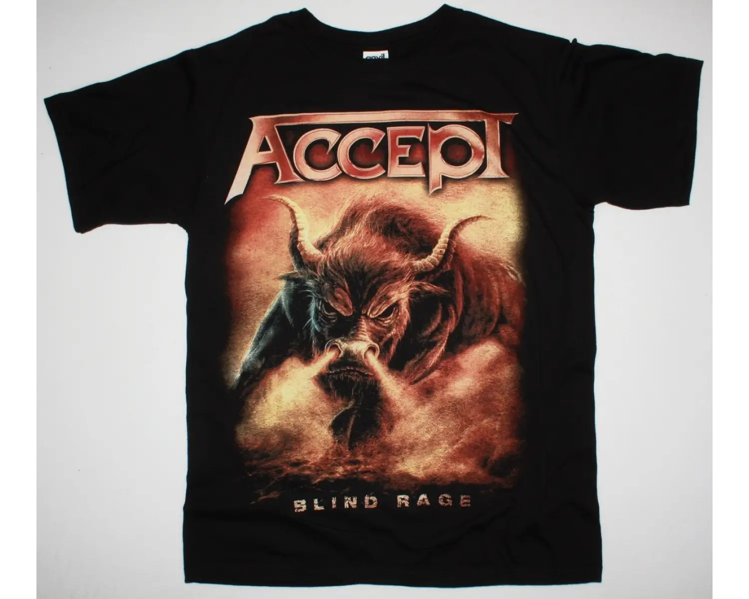 STRAPPING YOUNG LAD THE NEW BLACK NEW WHITE T-SHIRT ÖN VE ARAKA BASKILI