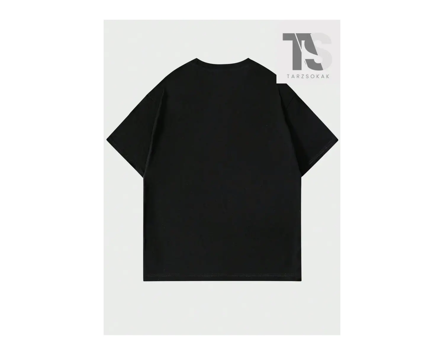 Street Life Erkek Gevşek Kesim Damla Omuz Kol Metin Ve Kalp Baskılı Tişört