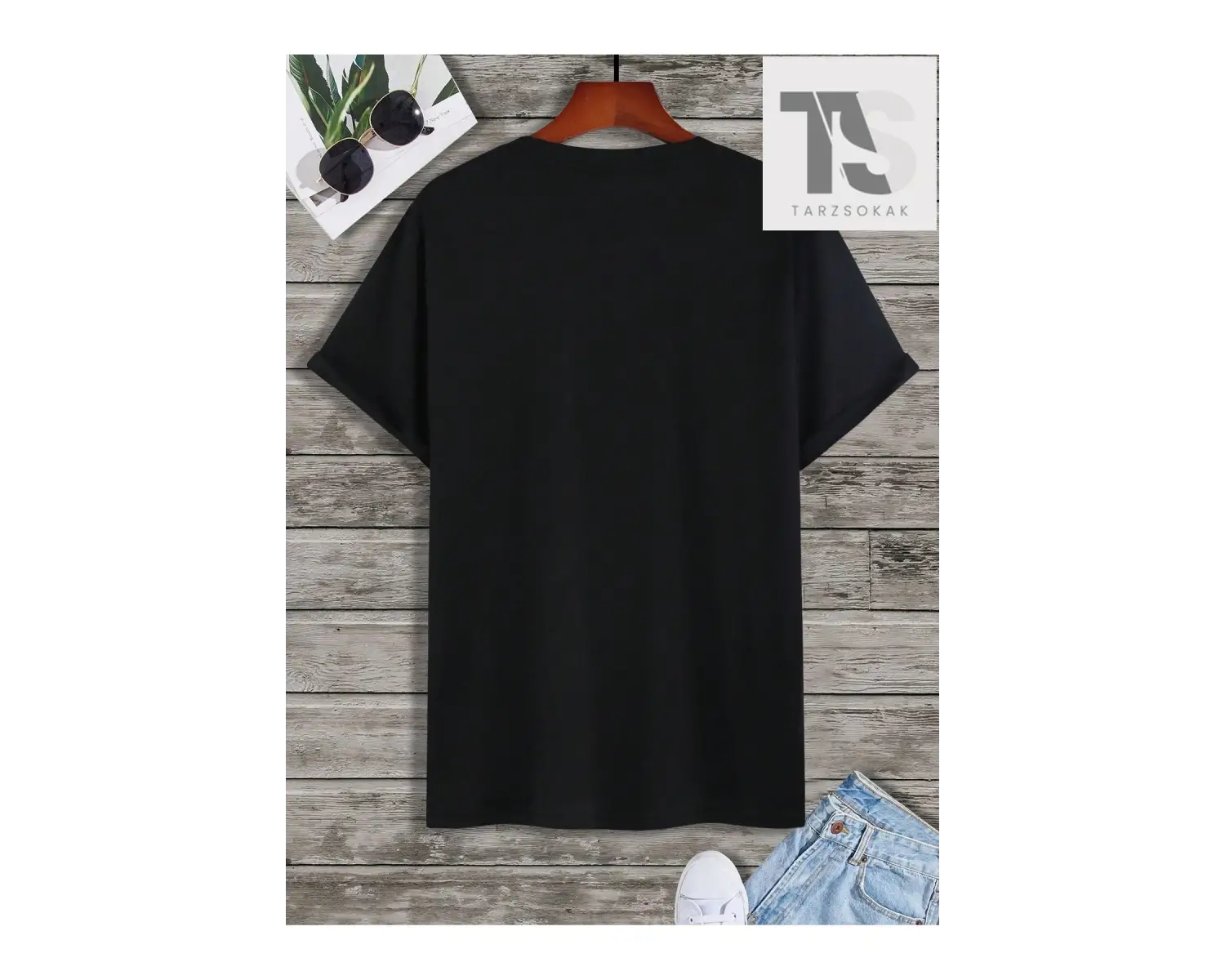 Street Life Erkek Karikatür ve Mektup Grafikli Tişört