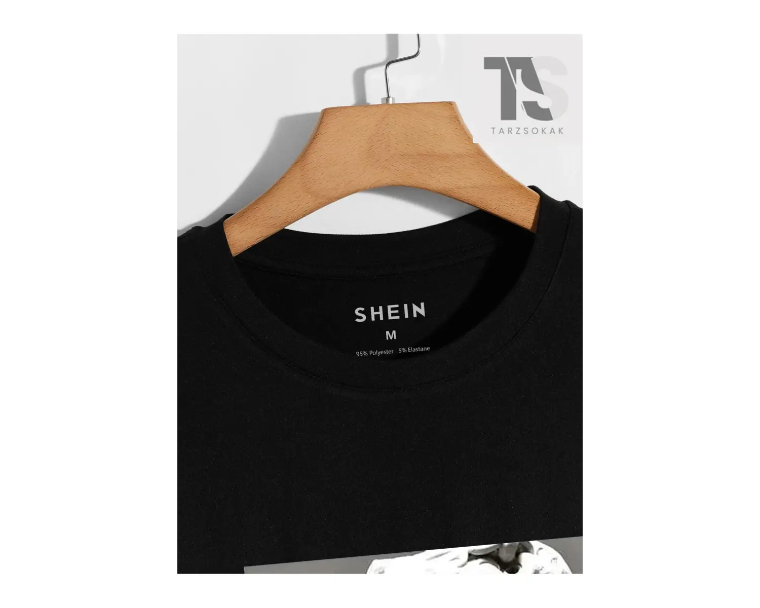 Street Life Erkek Mektup ve Yıldız Grafikli Tişört