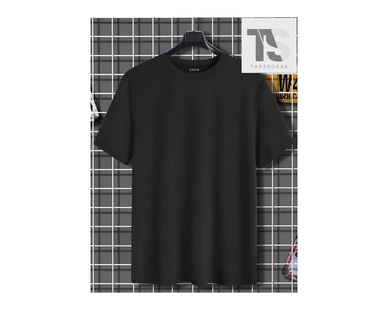 Street Life Erkek Slogan ve İskelet Baskılı Tişört