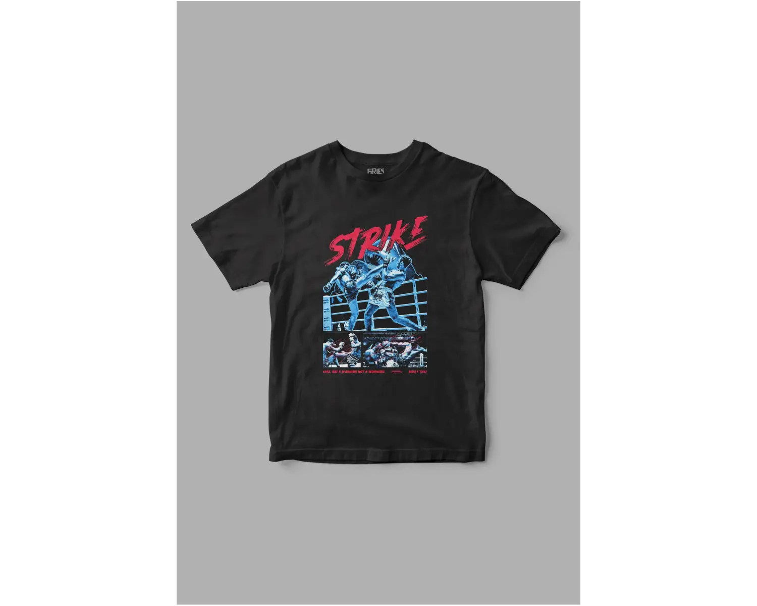 Strike UFC Boks MuayThai Baskılı Tişört