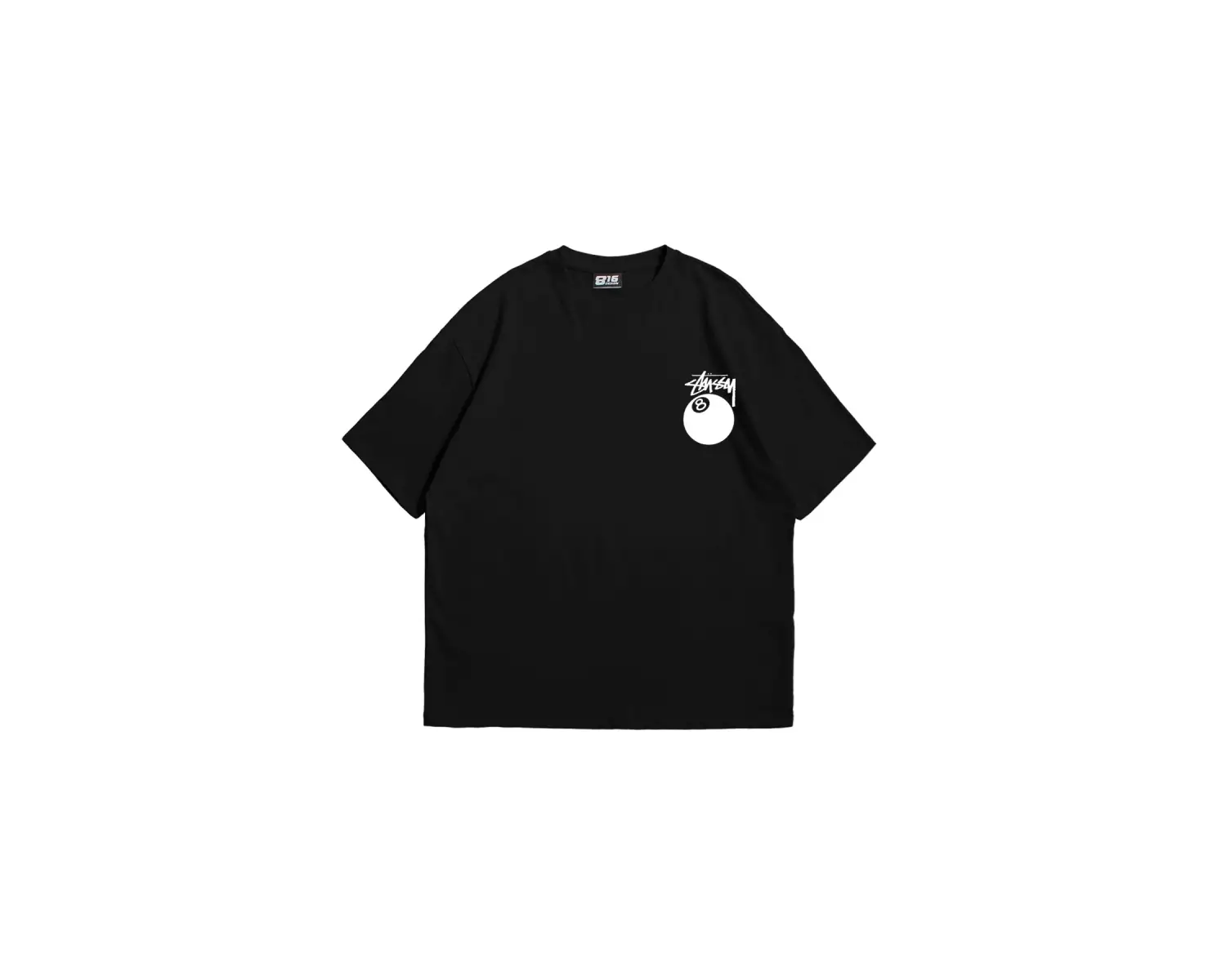 Sts. Eight Baskılı Oversize Unisex Siyah