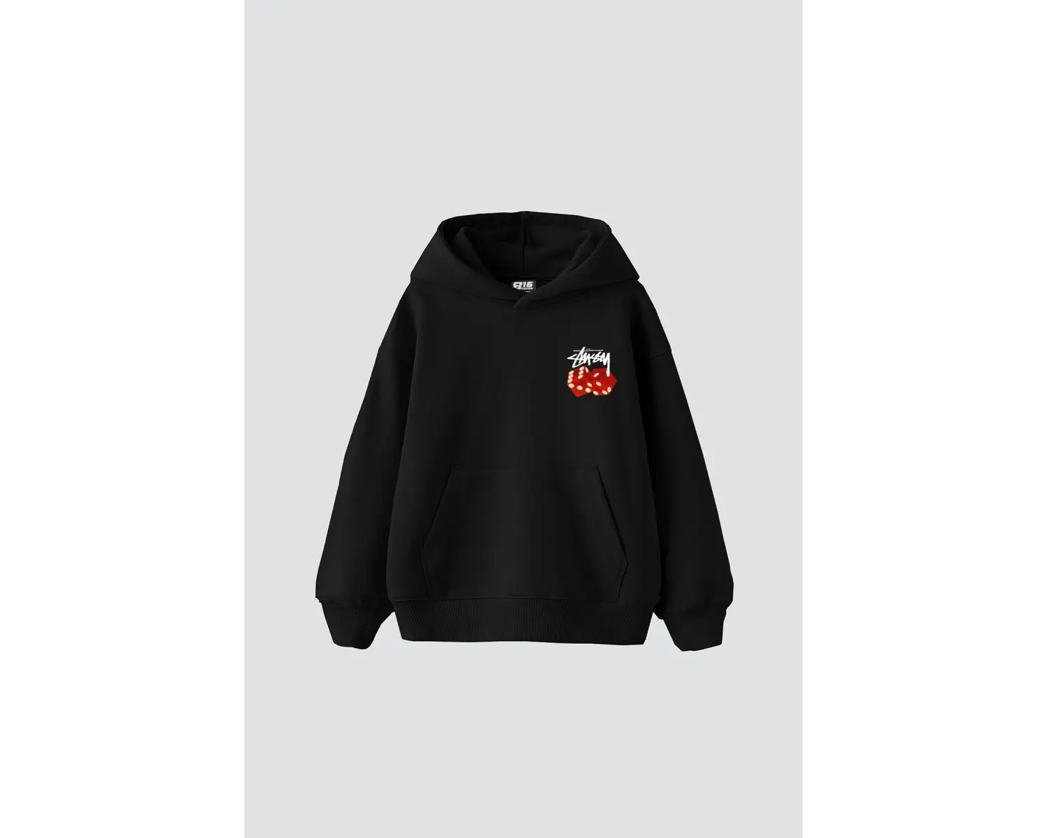 Sts Red Dıce Baskılı Oversize Unisex Beyaz