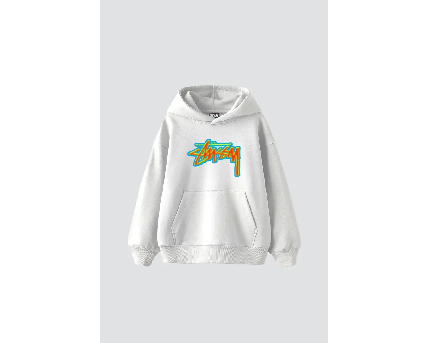 Sts Thermal Baskılı Oversize Unisex Beyaz