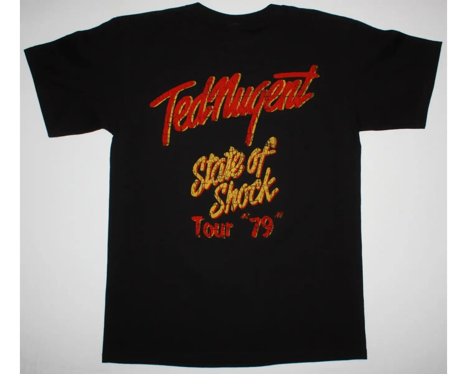 STYX KILROY WAS HERE 1983 NEW BLACK T-SHIRT ÖN VE ARAKA BASKILI