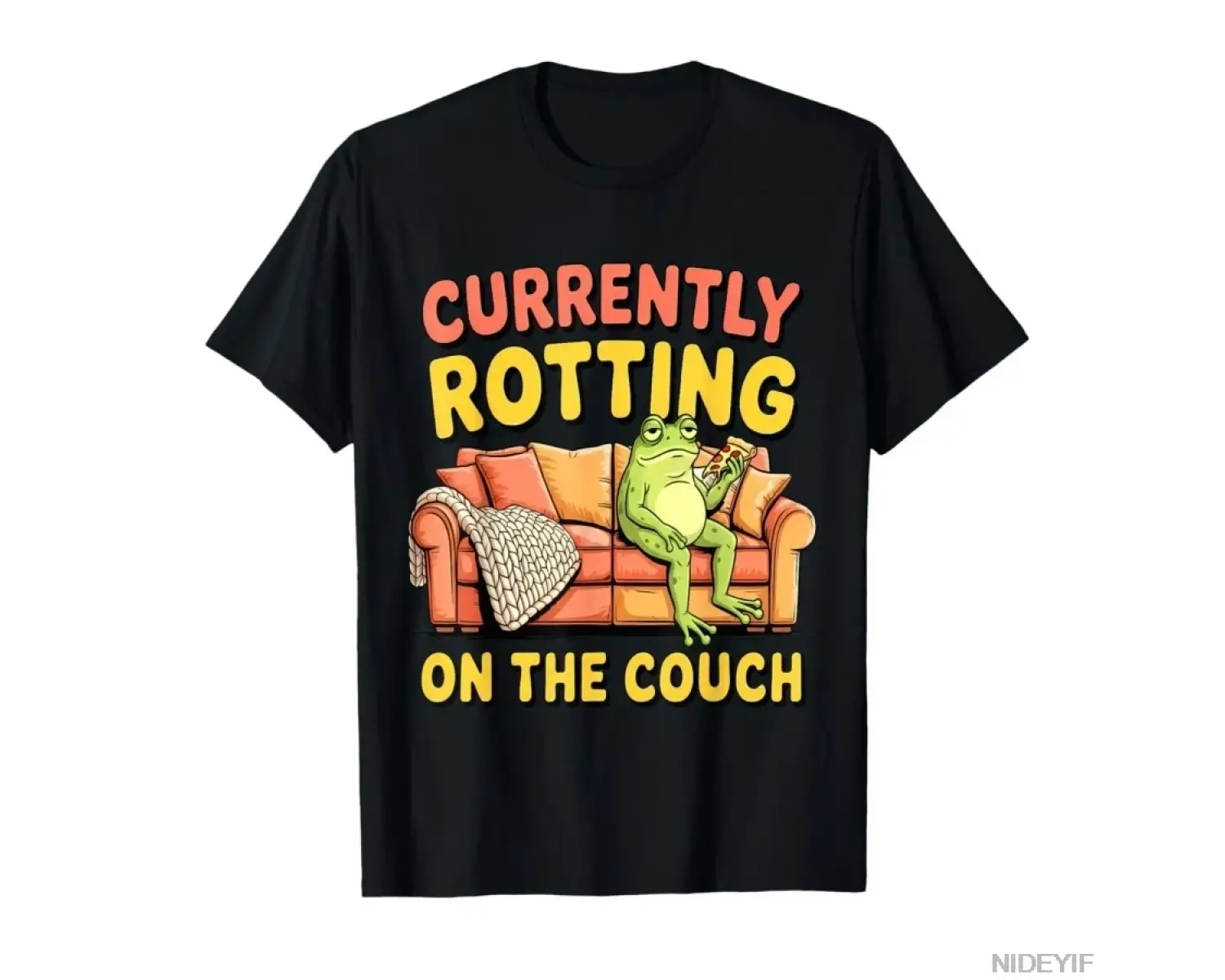 Şu Anda Kanepede Çürüyen Komik Tembel Meme Grafik Tişört Erkekler Kadınlar için % 100% Pamukl