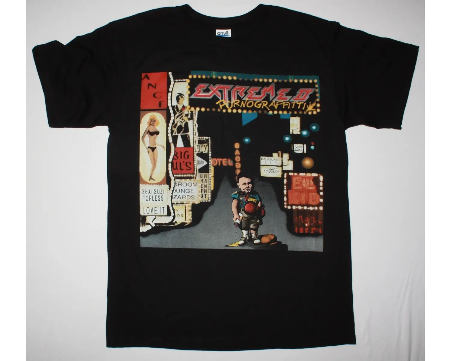SUICIDAL TENDENCIES PRIME CUTS NEW BLACK T-SHIRT ÖN VE ARAKA BASKILI