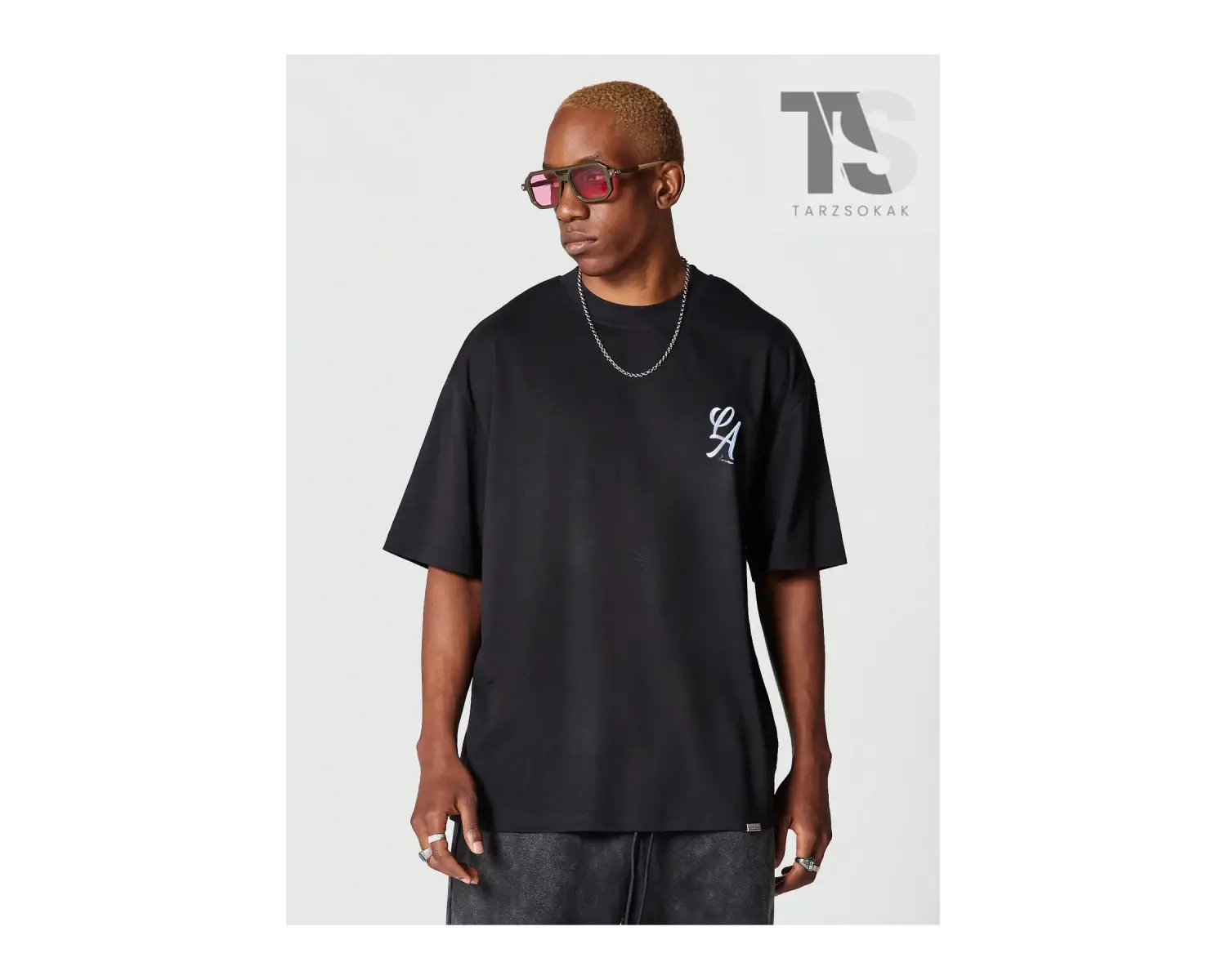 SUMWON Önü Arkası Şehir Baskılı Tişört