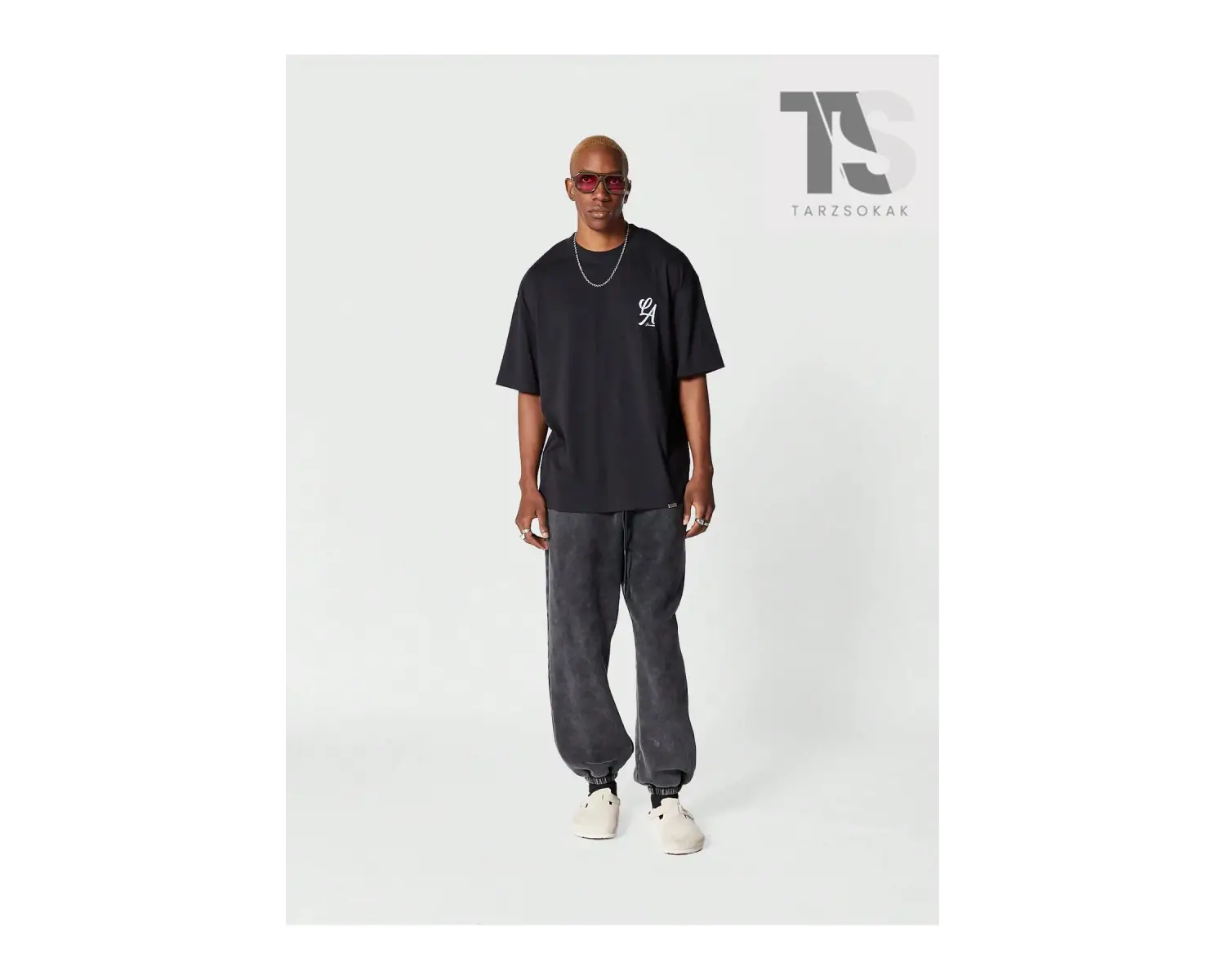 SUMWON Önü Arkası Şehir Baskılı Tişört