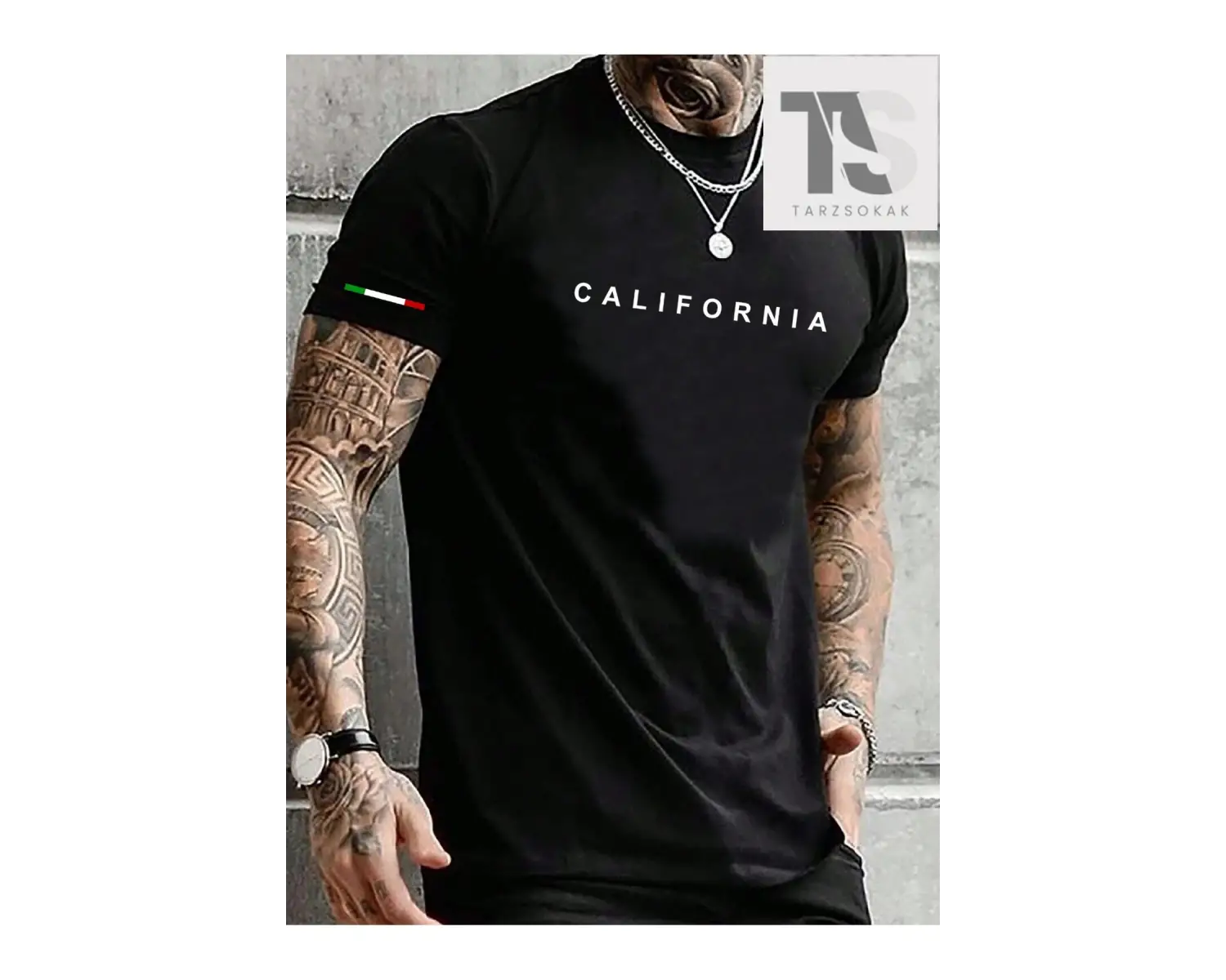 SUMWON Önü Baskılı Regular Fit Tişört