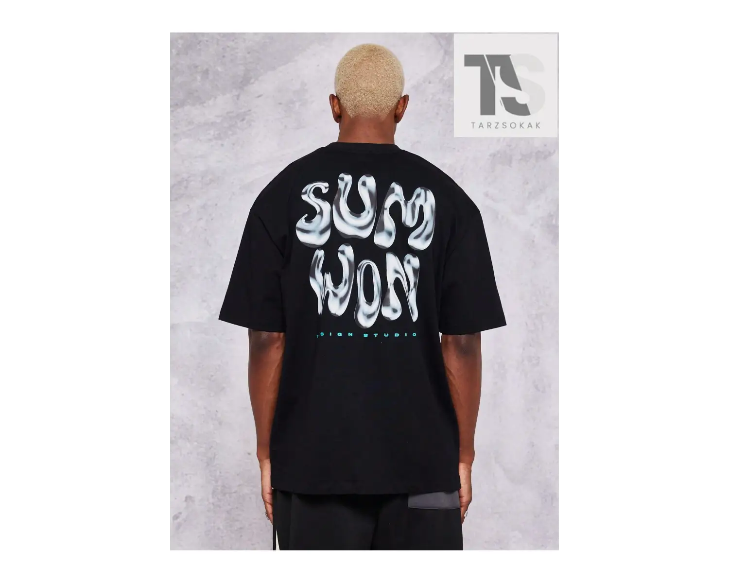 SUMWON Önü ve Arkası Baskılı Tişört