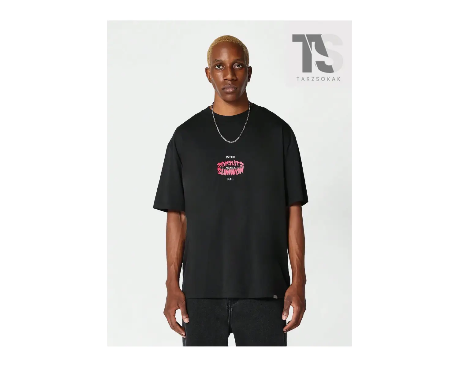 SUMWON Önü ve Arkası Baskılı Tişört