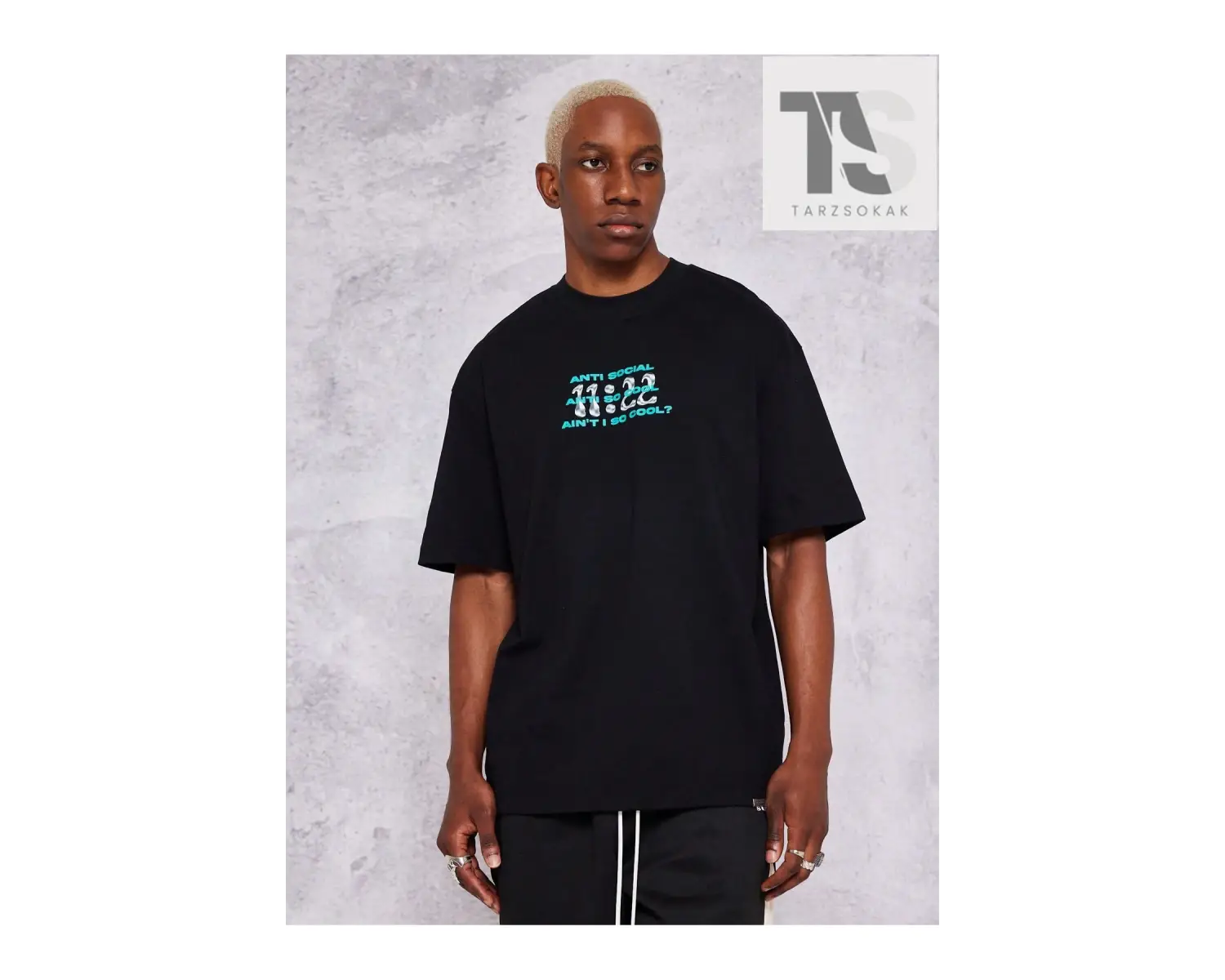 SUMWON Önü ve Arkası Baskılı Tişört