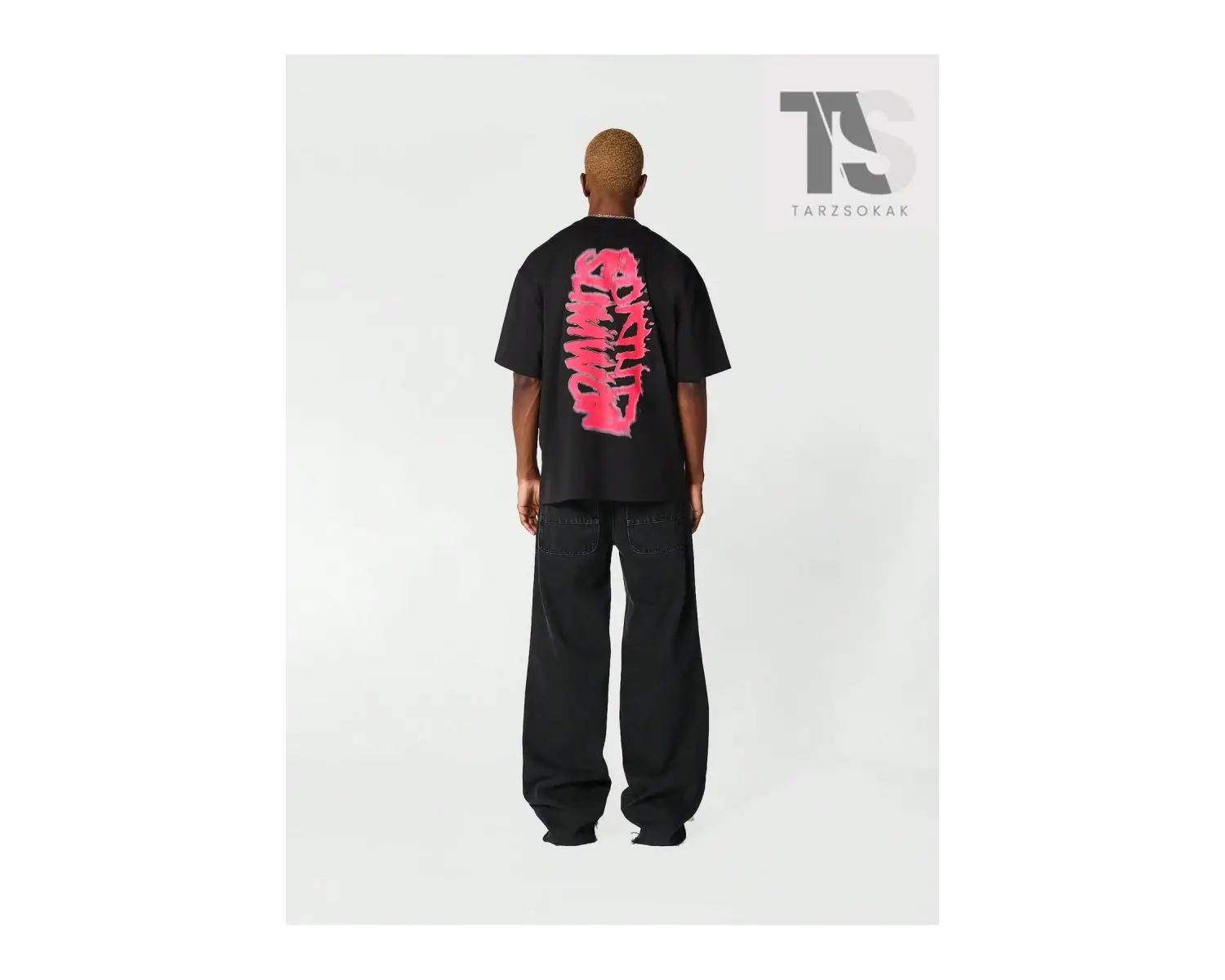 SUMWON Önü ve Arkası Baskılı Tişört