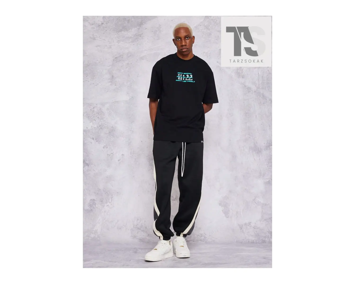 SUMWON Önü ve Arkası Baskılı Tişört