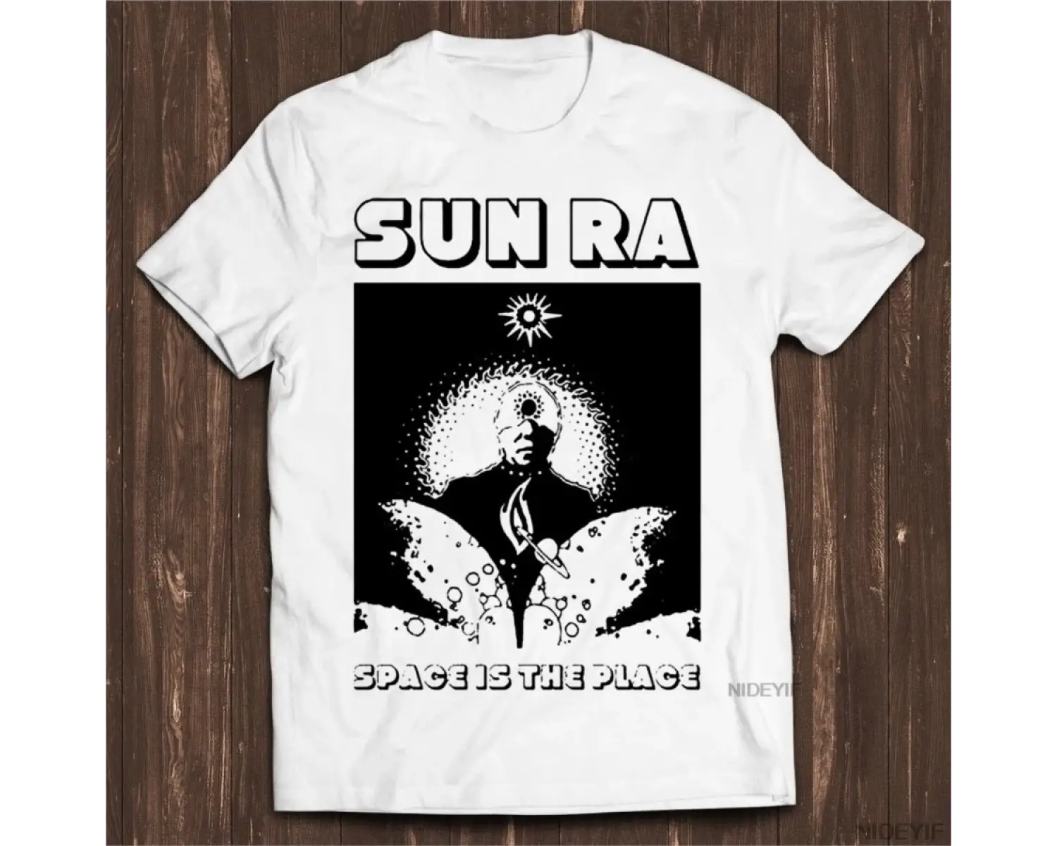 Sun Ra Erkek Kadın Tişört %100 Pamuklu Tişört Kısa Kollu Üstler 0202-3