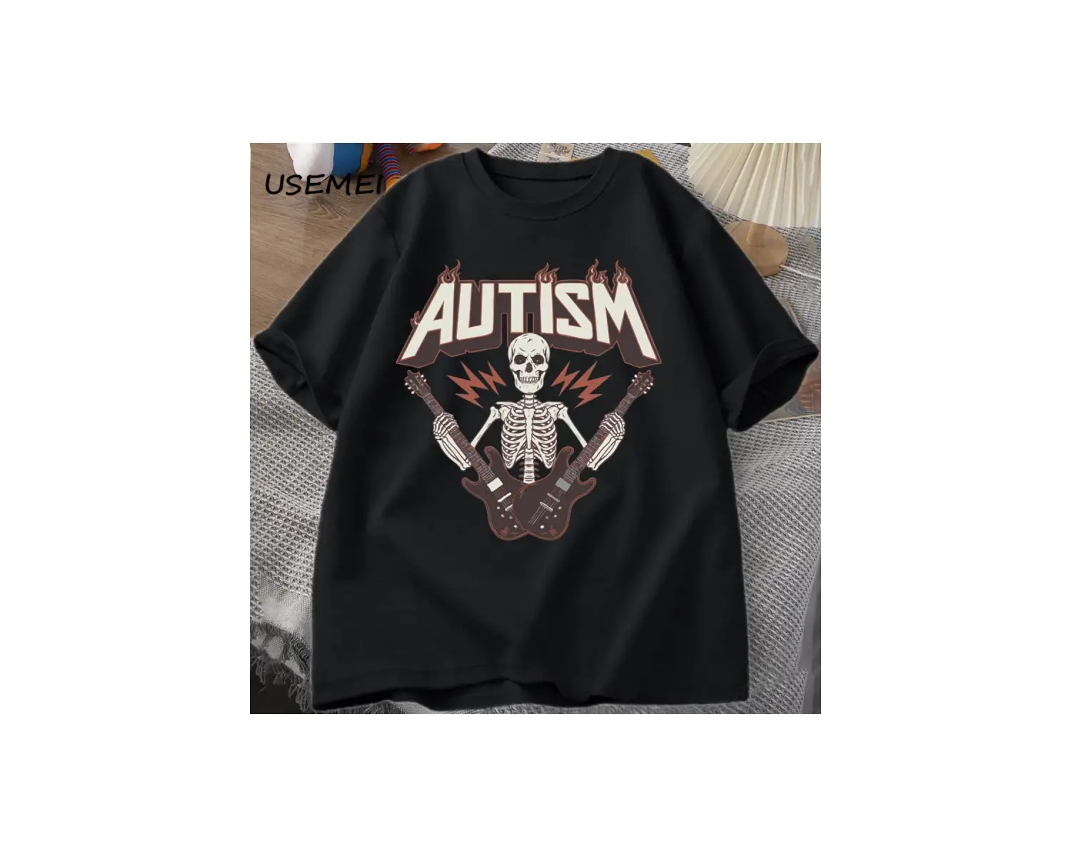 Süper Güç Komik İskelet Meme T Shirt Garip Belirli Saldırgan T Shirt Erkekler Rahat Pam 2986