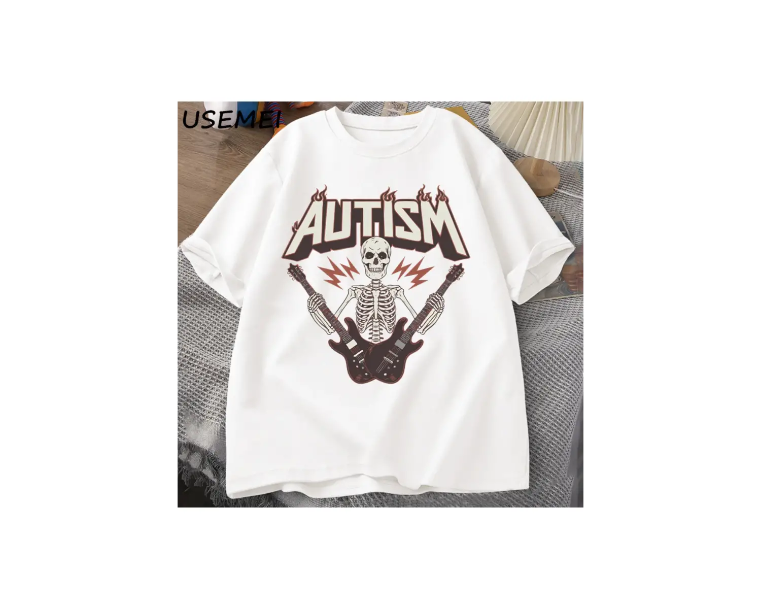 Süper Güç Komik İskelet Meme T Shirt Garip Belirli Saldırgan T Shirt Erkekler Rahat Pam 2986