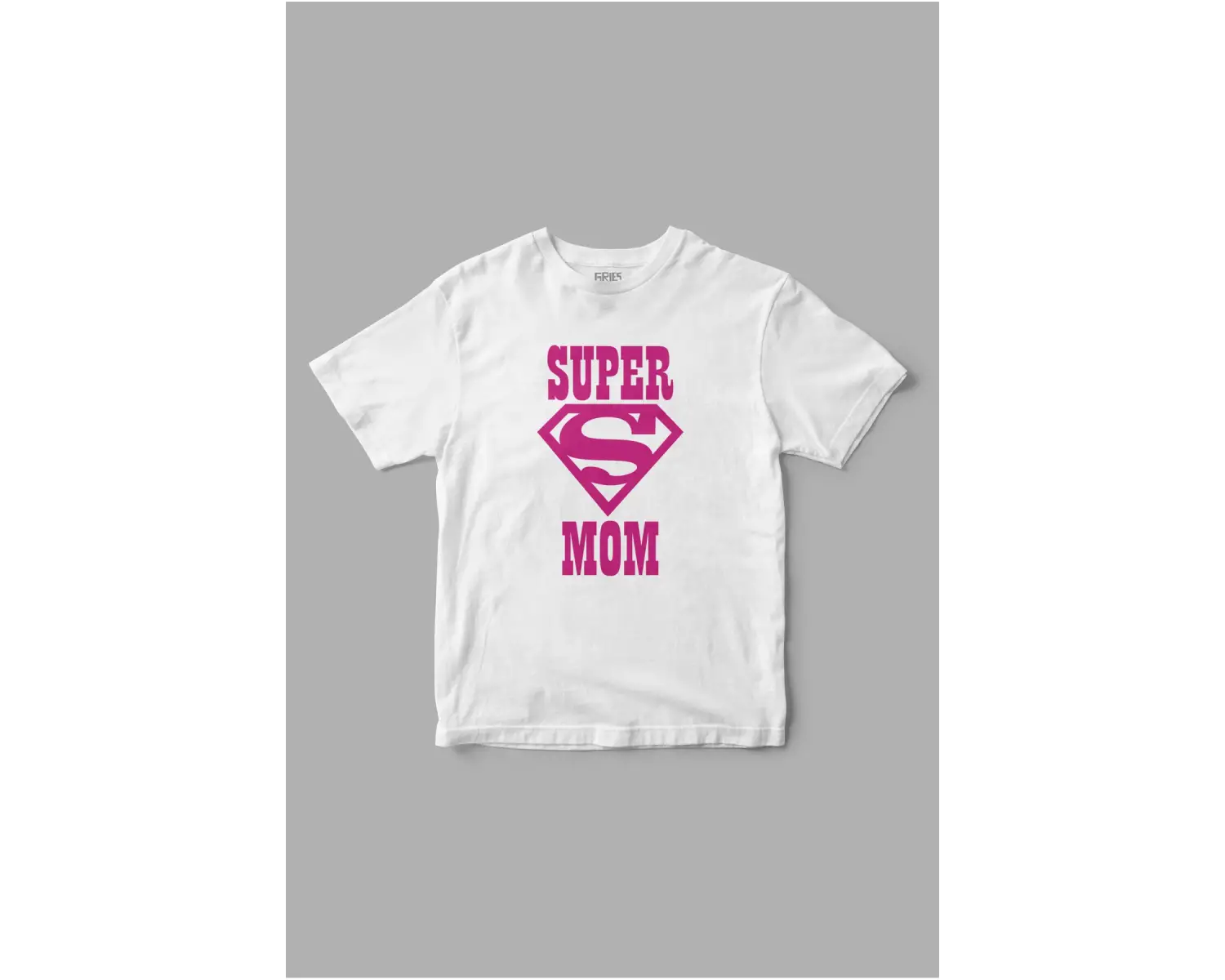 Super Mom Superman Baskılı Tişört