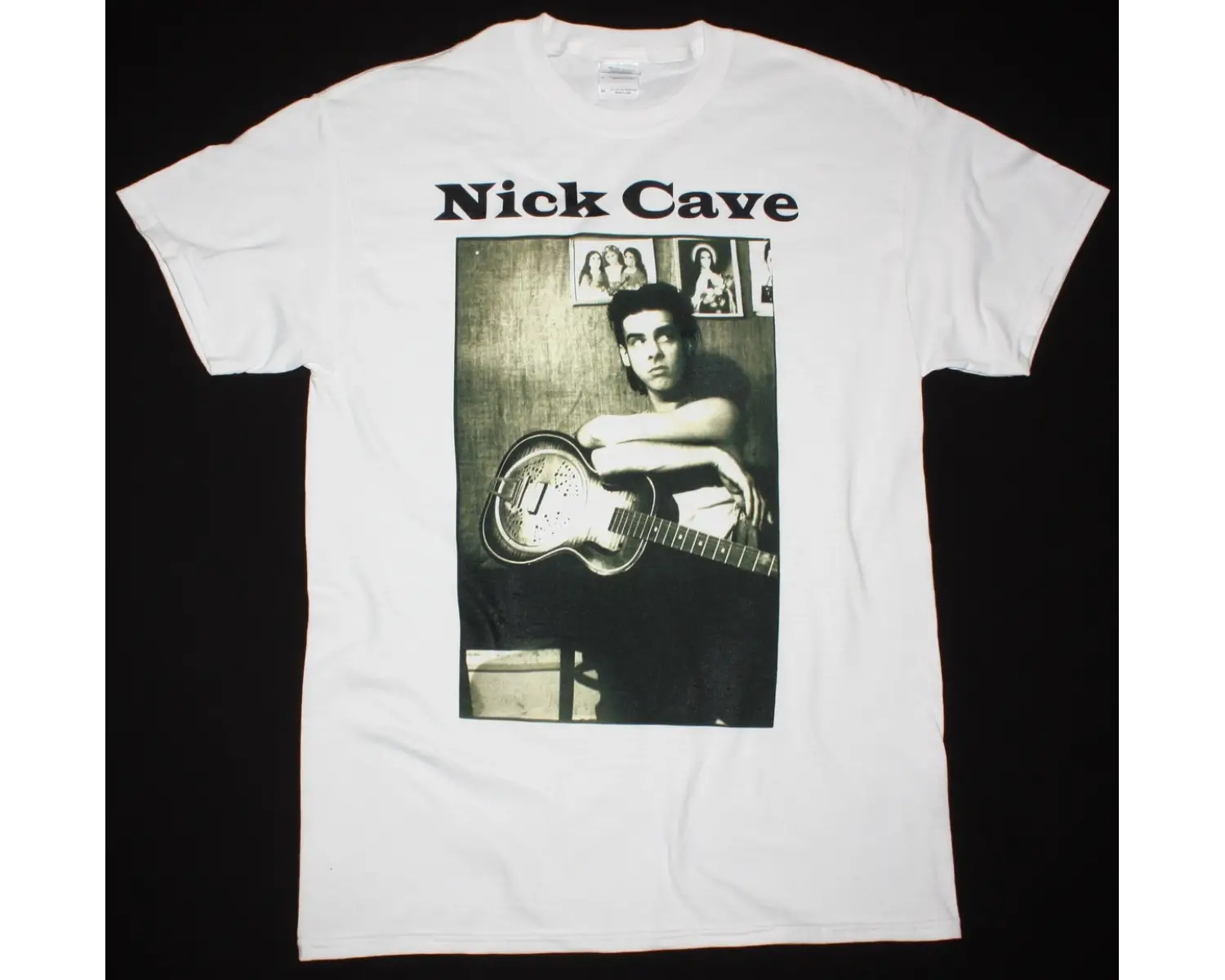 SWANS TEETH NEW BLACK T-SHIRT ÖN BASKILI
