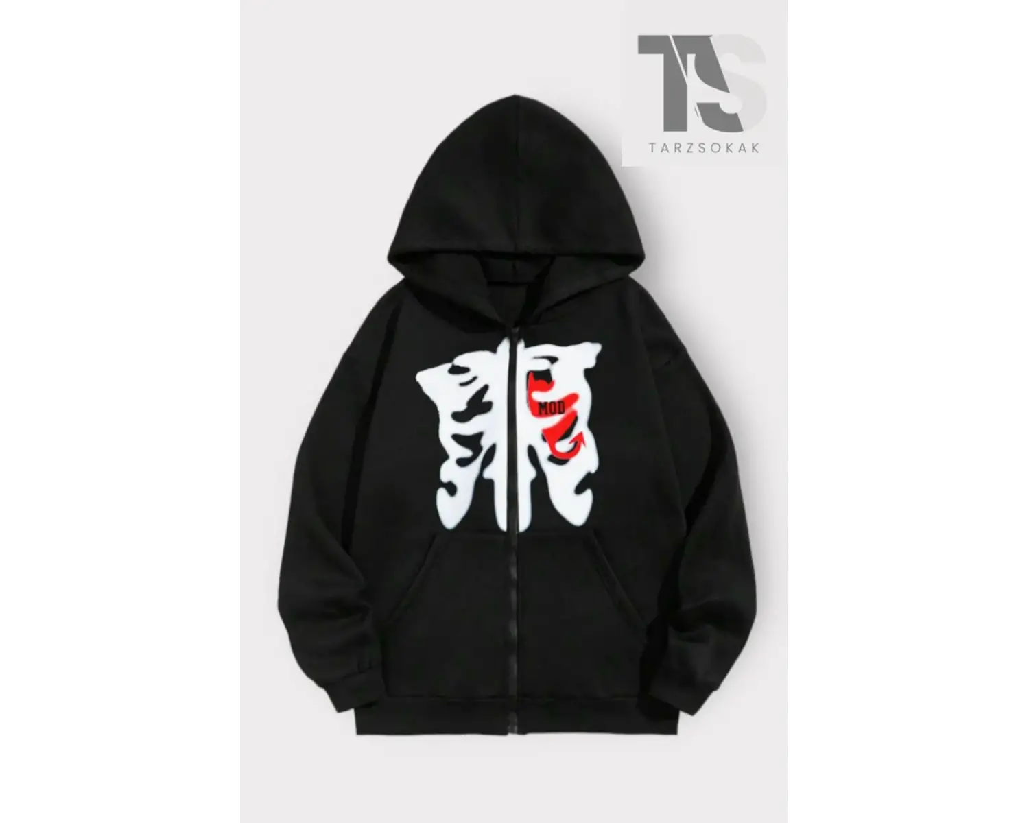 Sweatshirt Fermuarlı Hırka