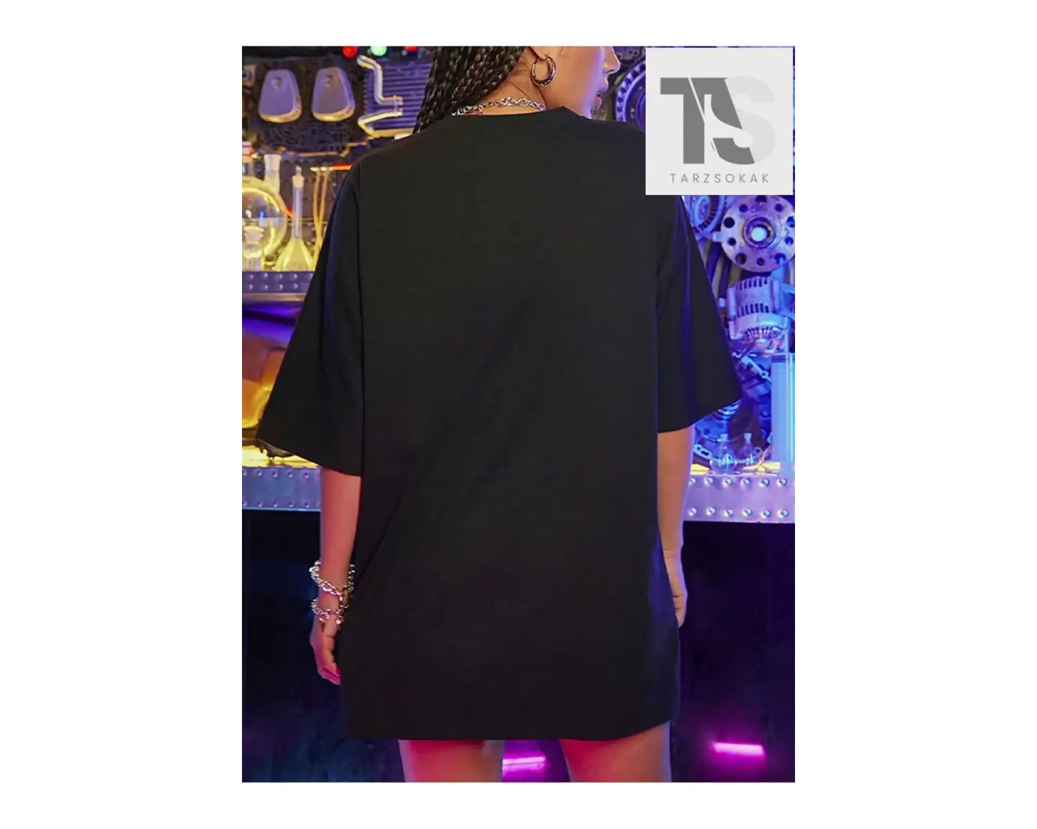 SXY Araba Meraklıları İçin Alev Harf Desenli Baskılı Erkek Tişört