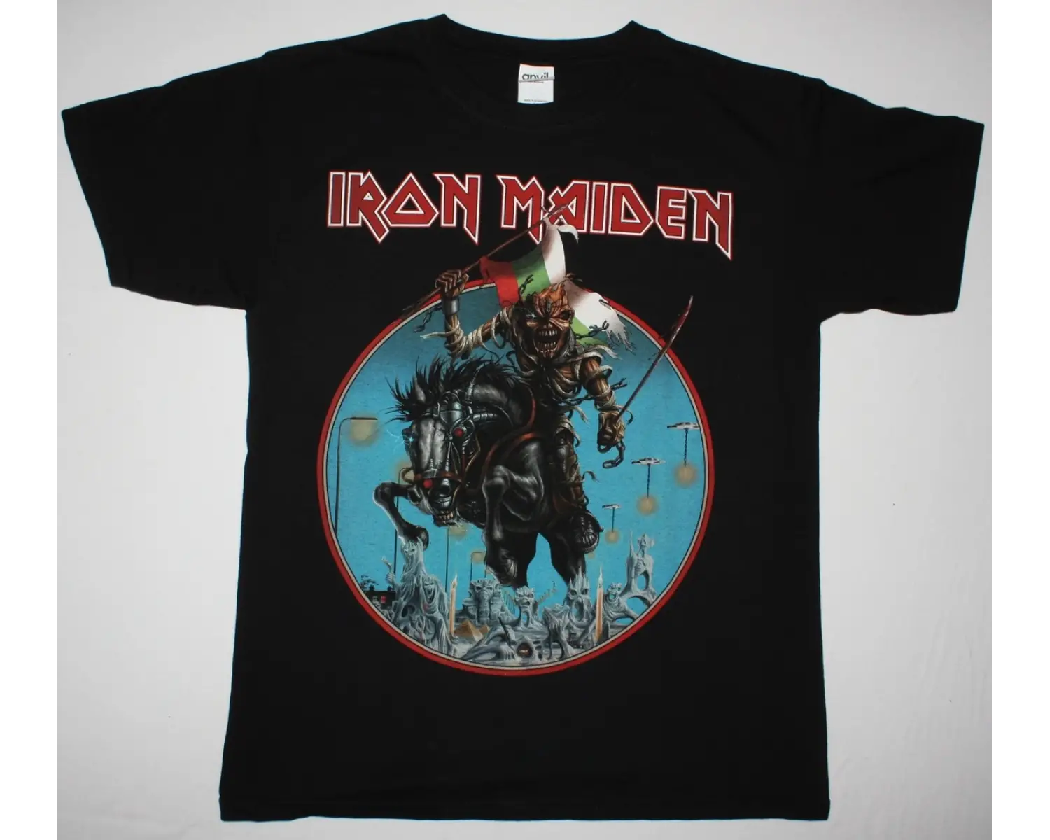 SYSTEM OF A DOWN CARTOON NEW BLACK T-SHIRT ÖN VE ARAKA BASKILI