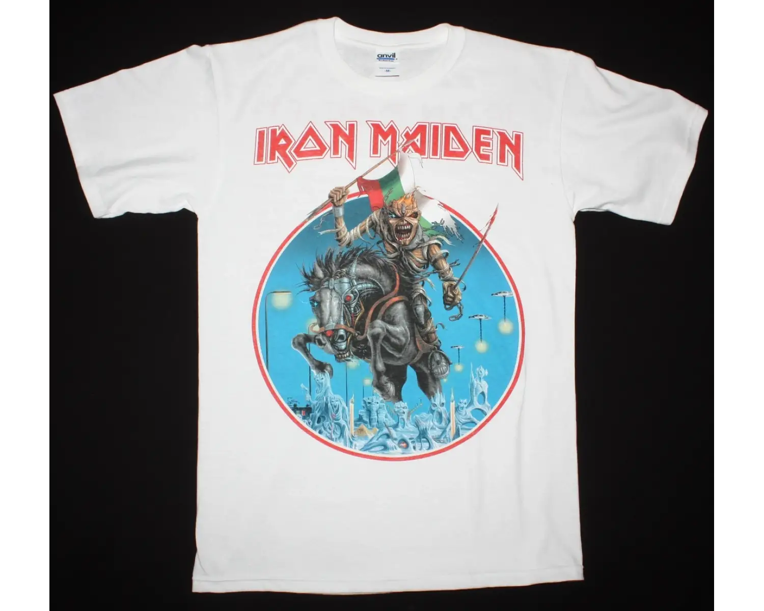 SYSTEM OF A DOWN CARTOON NEW WHITE T SHIRT ÖN VE ARAKA BASKILI