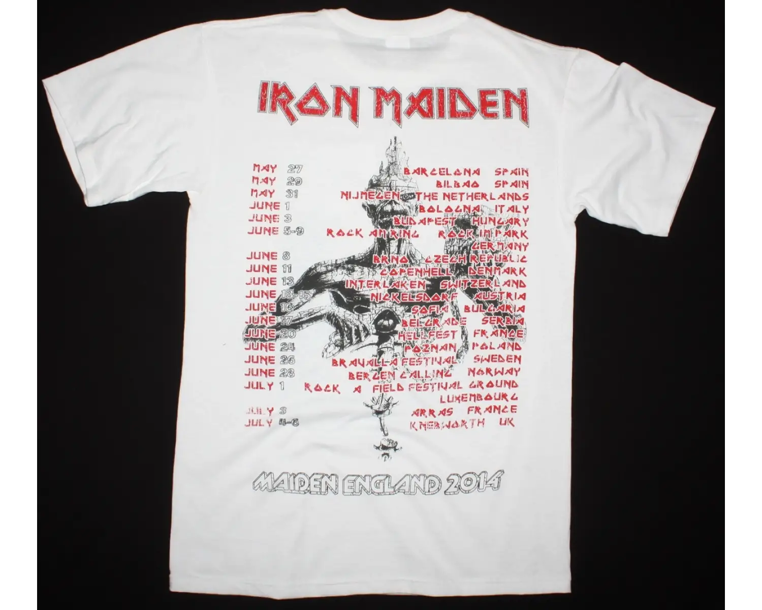 SYSTEM OF A DOWN CARTOON NEW WHITE T SHIRT ÖN VE ARAKA BASKILI