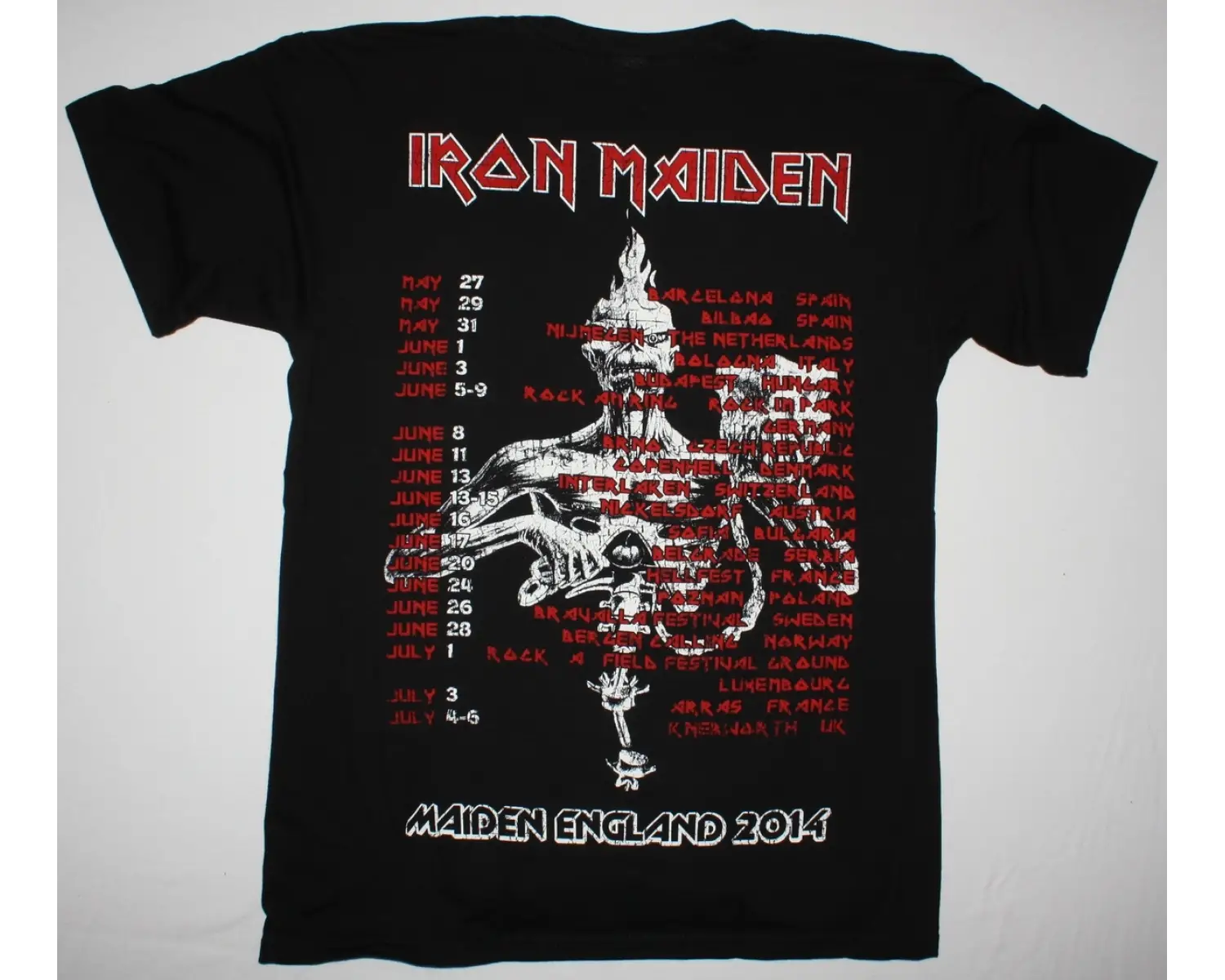 SYSTEM OF A DOWN CARTOON NEW WHITE T-SHIRT ÖN VE ARAKA BASKILI