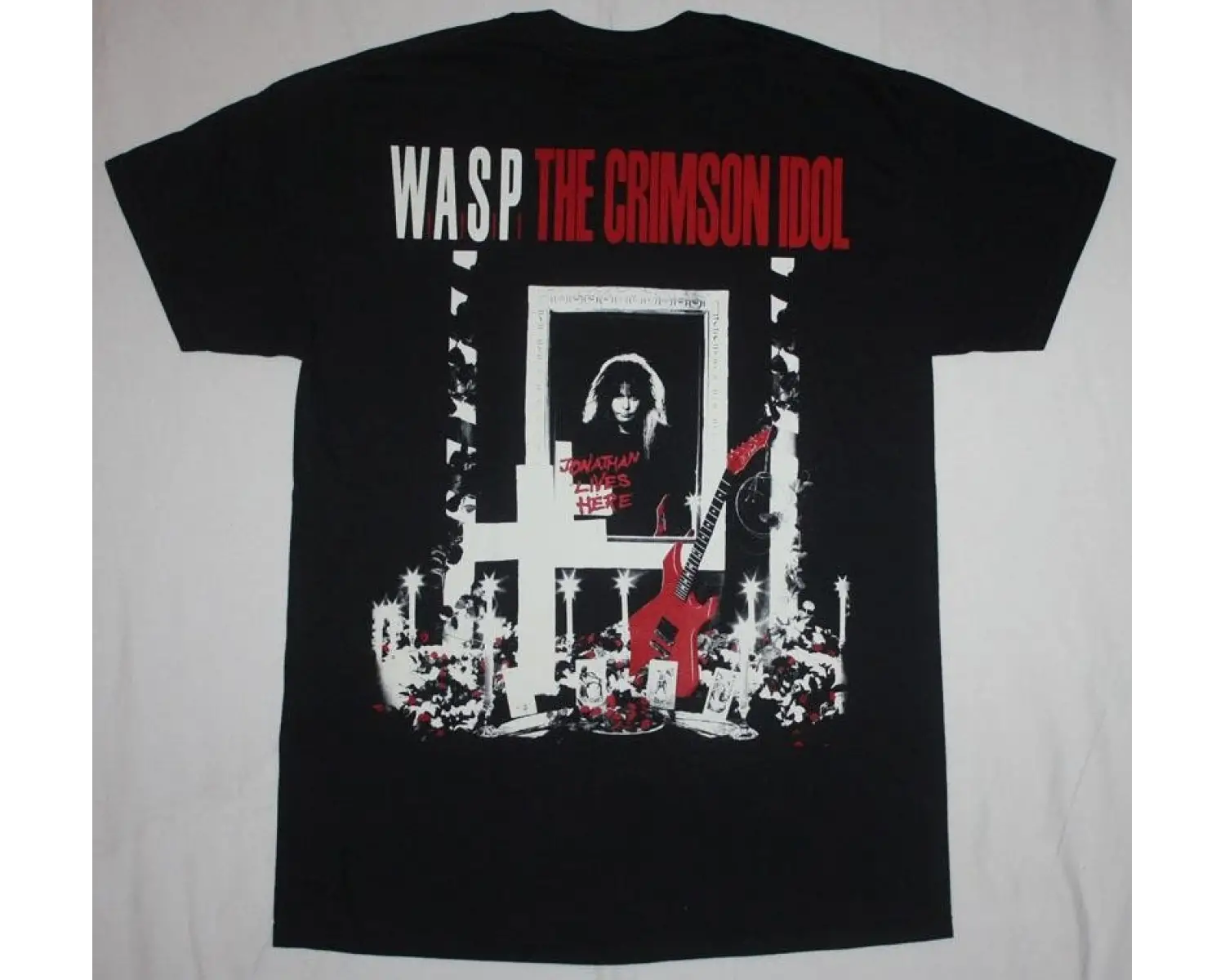 T REX ELECTRIC WARRIOR NEW BLACK T-SHIRT ÖN VE ARAKA BASKILI