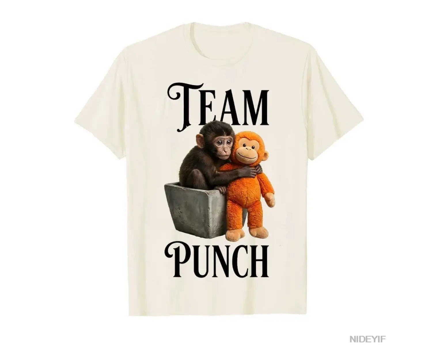 Takım Punch Japonya Bebek Maymun Yumruk T-shirt Erkekler Kadınlar Için % 100% Pamuk T Shirt K