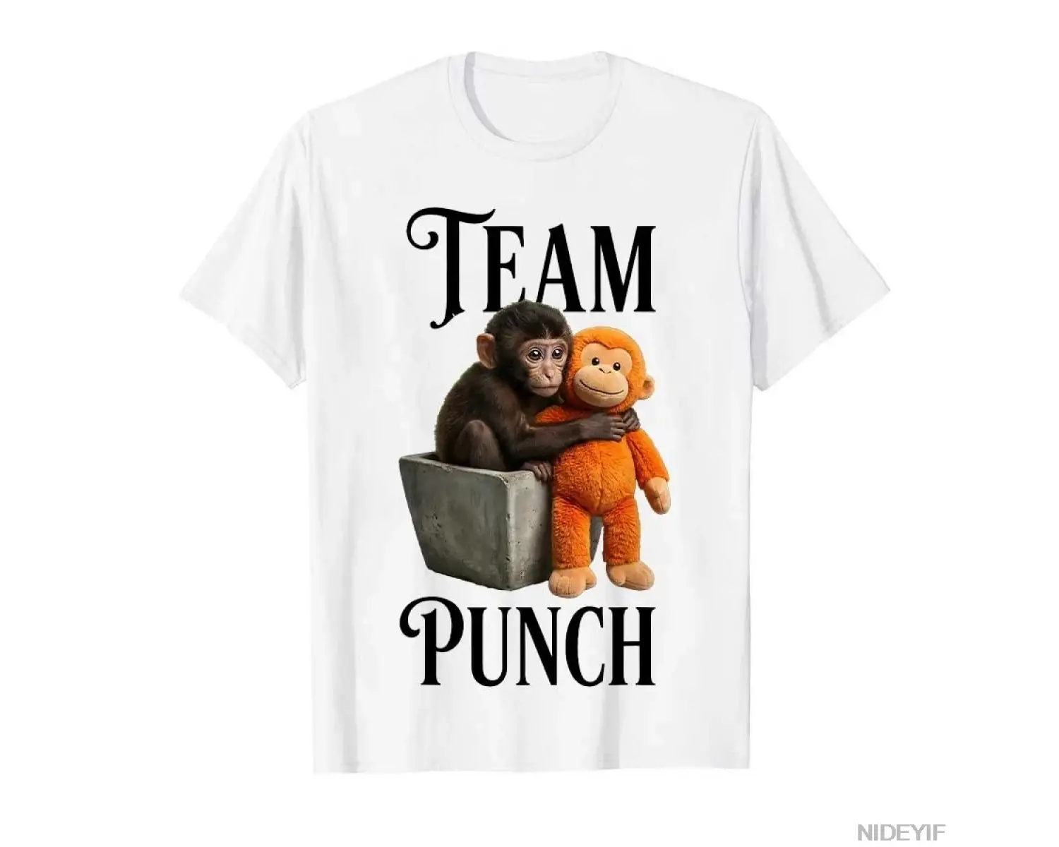 Takım Punch Japonya Bebek Maymun Yumruk T-shirt Erkekler Kadınlar Için % 100% Pamuk T Shirt K