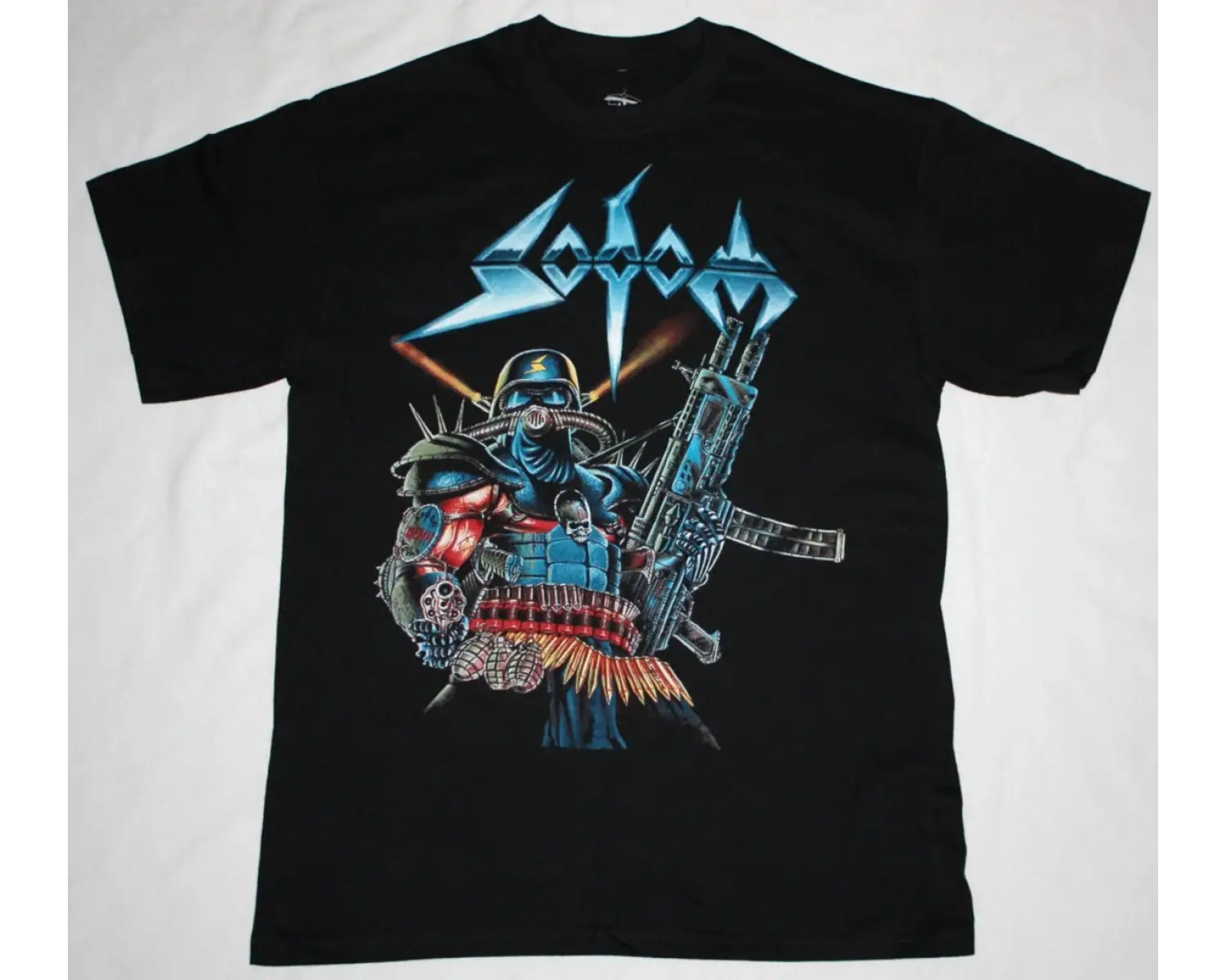 TANKARD ALIEN 89 NEW BLACK T-SHIRT ÖN VE ARAKA BASKILI
