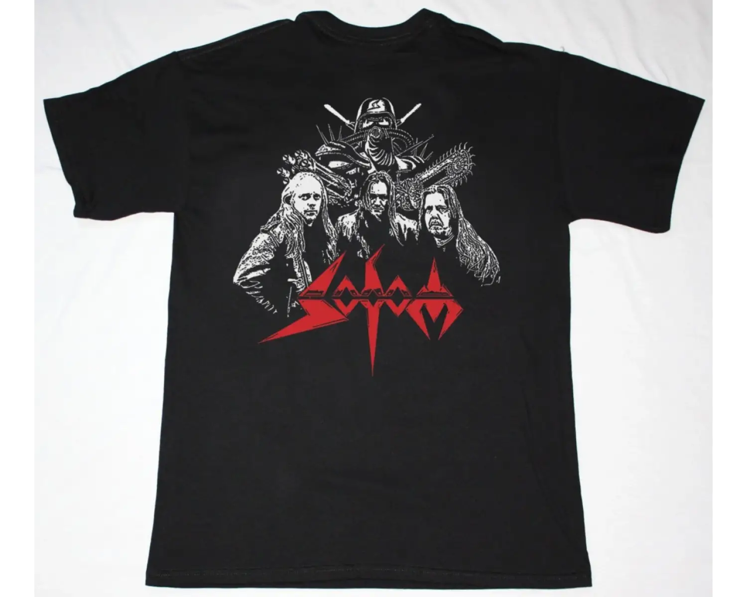 TANKARD ALIEN 89 NEW BLACK T-SHIRT ÖN VE ARAKA BASKILI
