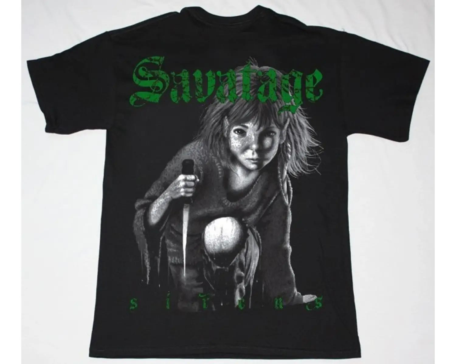 TANKARD LOGO NEW BLACK T-SHIRT ÖN VE ARAKA BASKILI