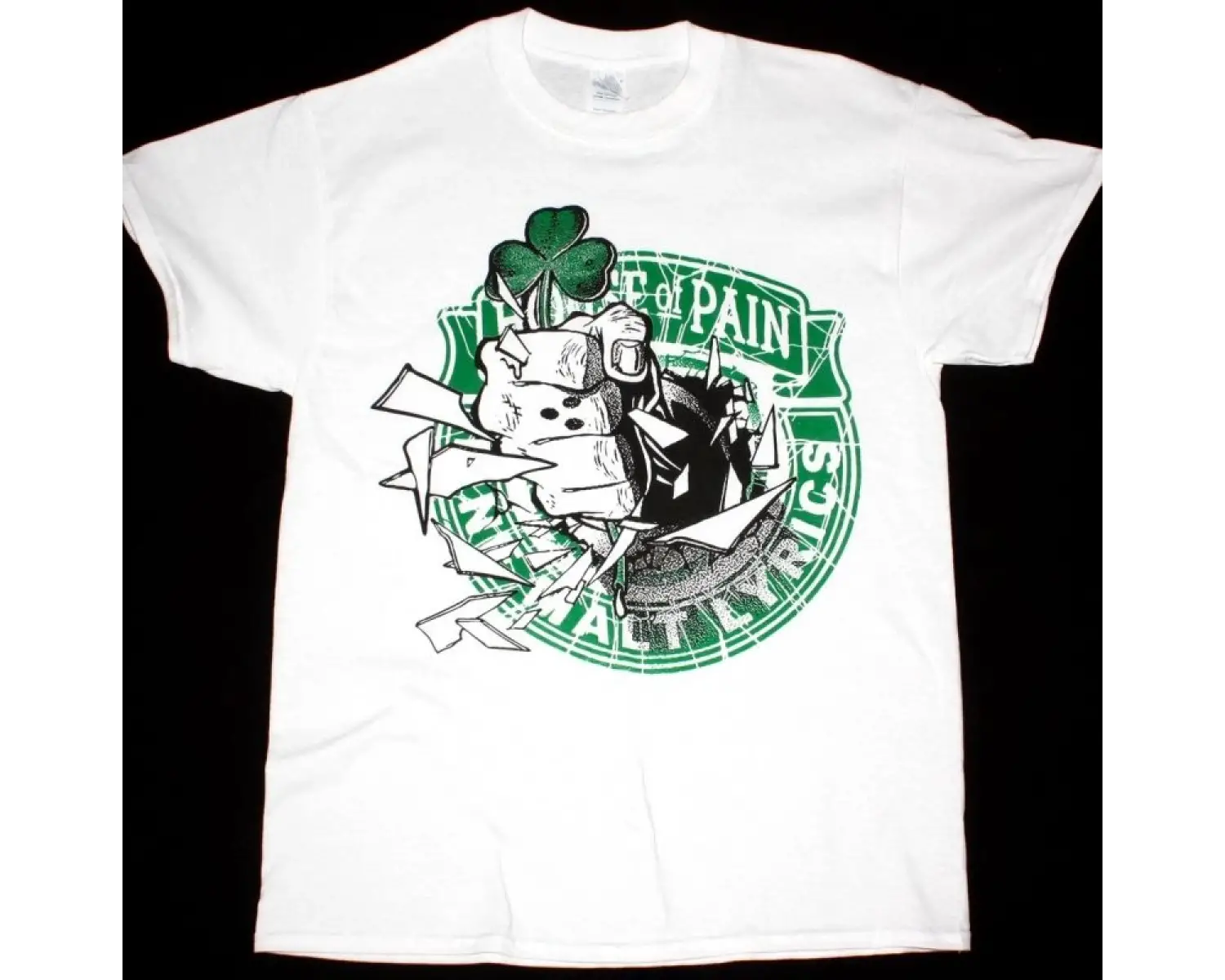 TANKARD THE MEANING OF LIFE90 NEW WHITE T-SHIRT ÖN VE ARAKA BASKILI