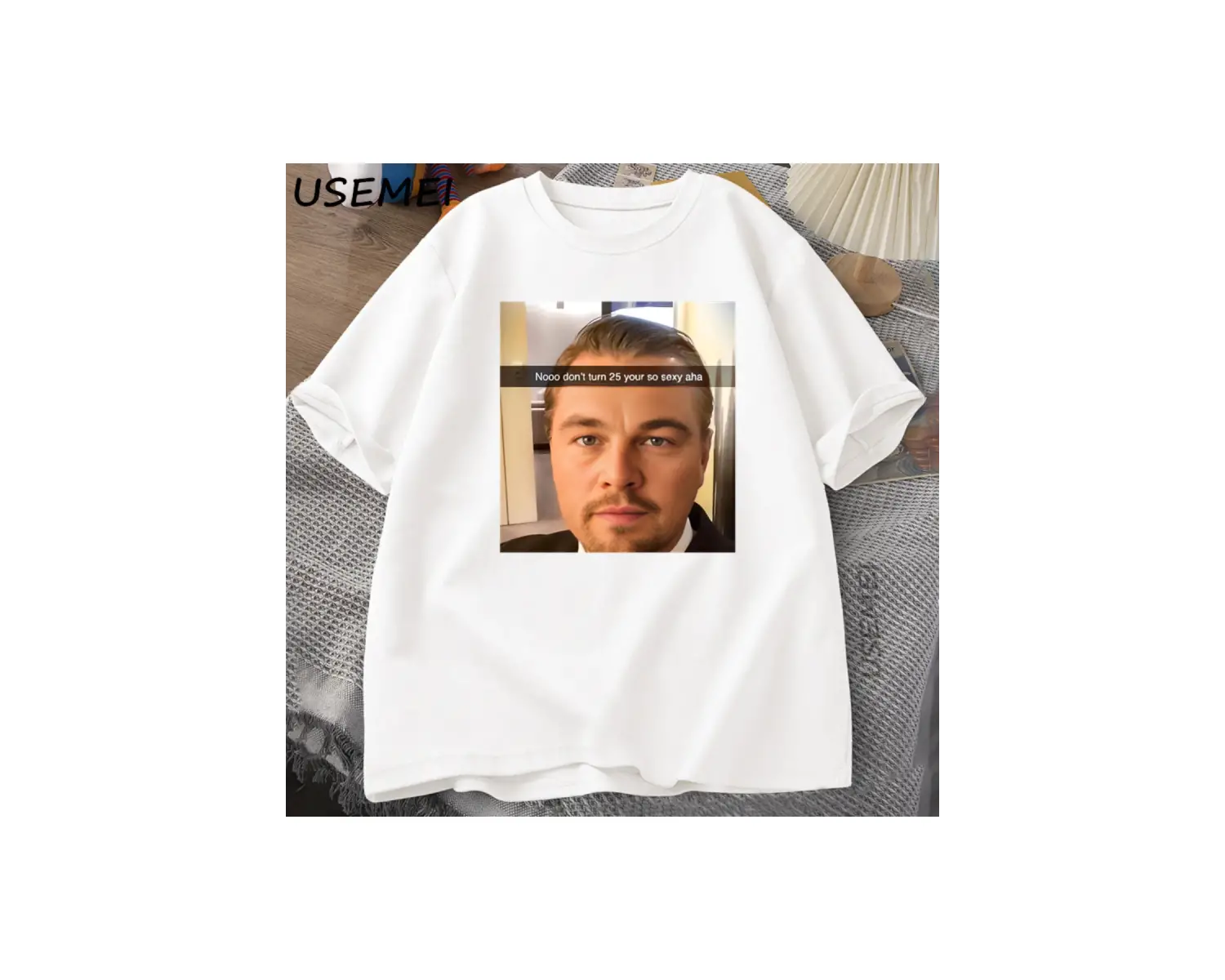 Te Eski Leo Tshirt Komik Meme Grafik T-shirt Vintage Yaz O-Boyun Kısa Kollu Pamuk Tişörtleri 2795