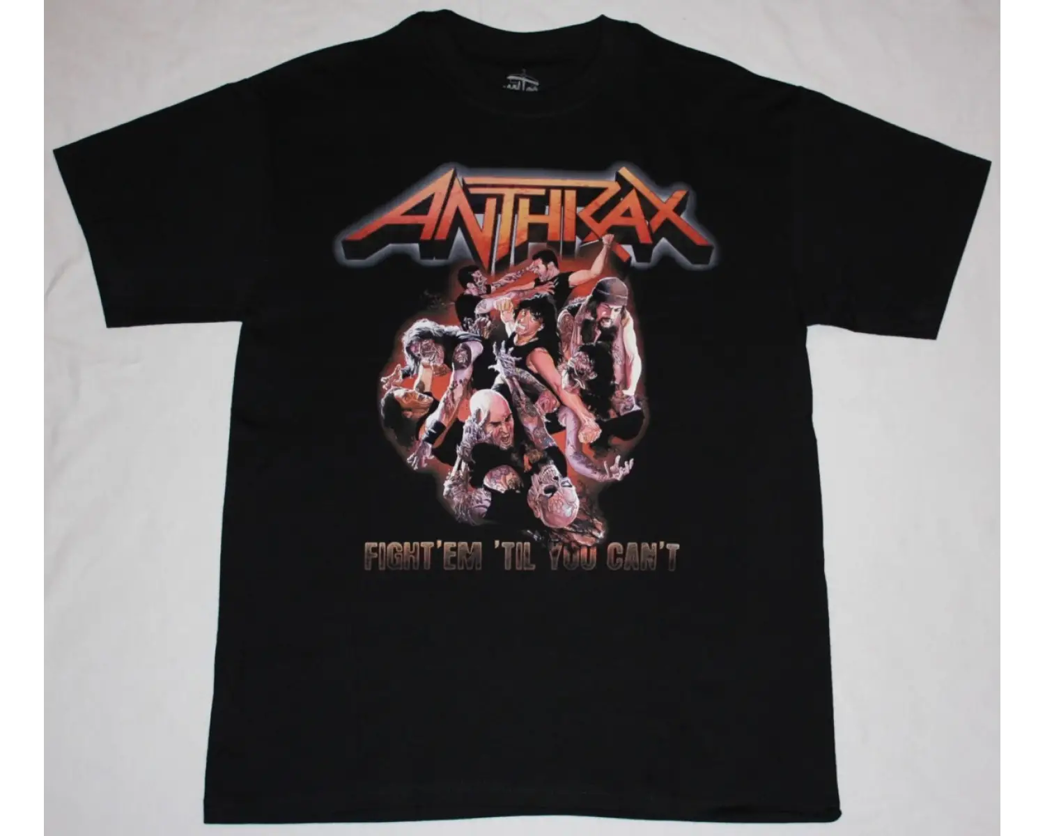 TED NUGENT STATE OF SHOCK 79 NEW BLACK T-SHIRT ÖN BASKILI