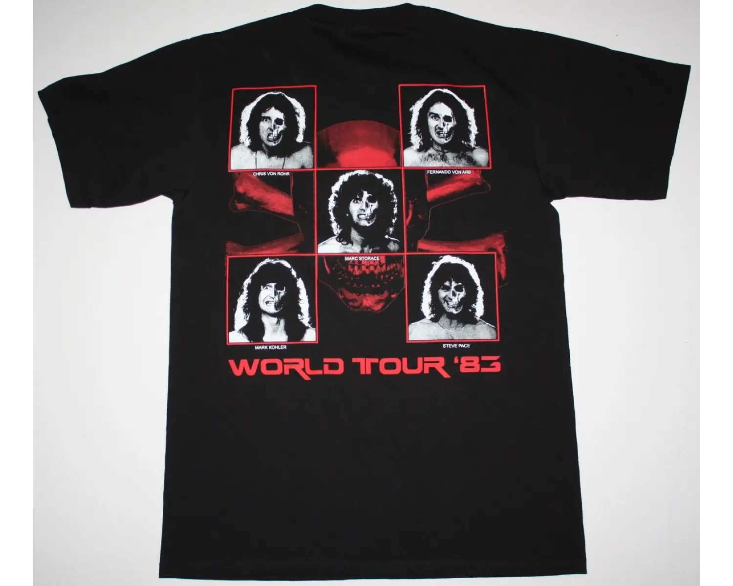 TELEVISION MARQUEE MOON BAND NEW BLACK T-SHIRT ÖN VE ARAKA BASKILI
