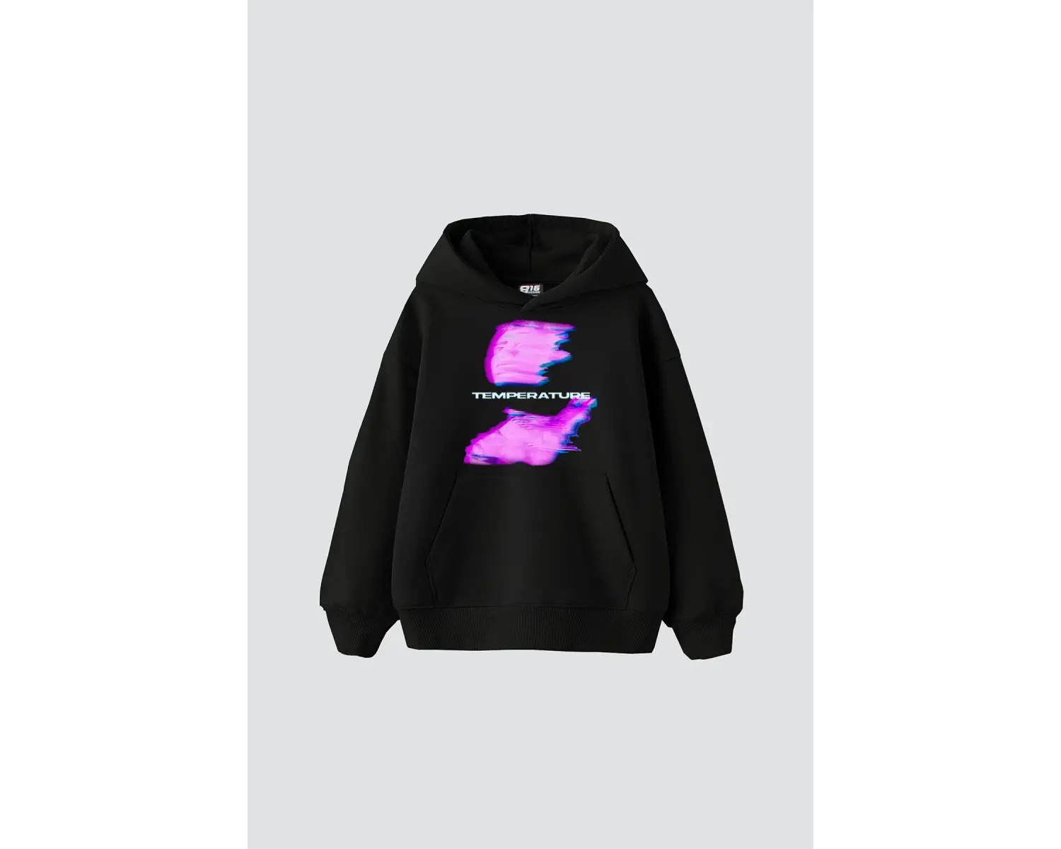 Temperature Baskılı Oversize Unisex Beyaz