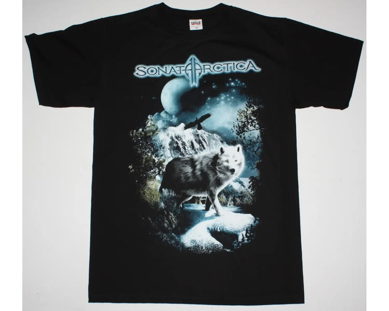 THE 69 EYES LOGO NEW BLACK T-SHIRT ÖN VE ARAKA BASKILI