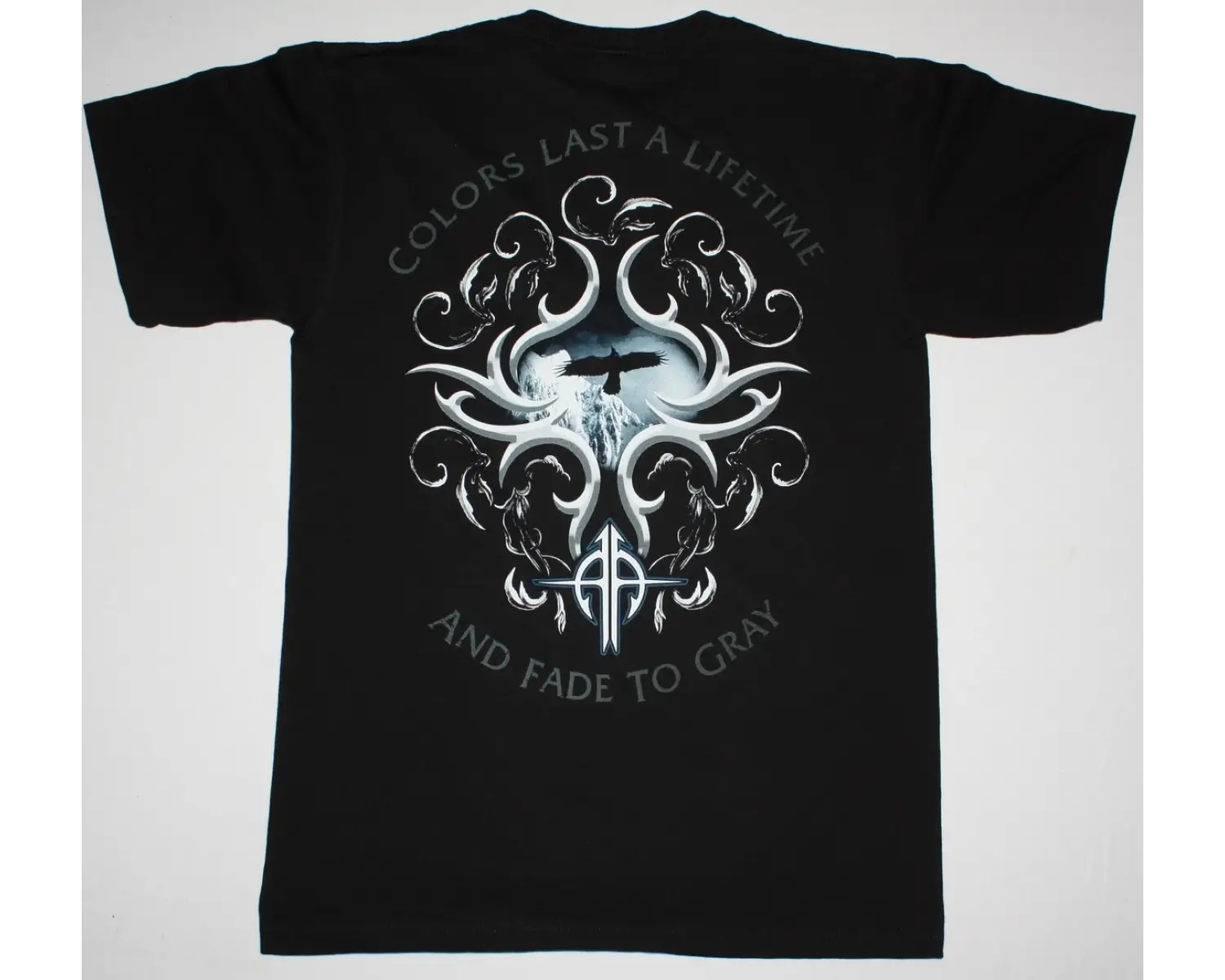 THE 69 EYES LOGO NEW BLACK T-SHIRT ÖN VE ARAKA BASKILI