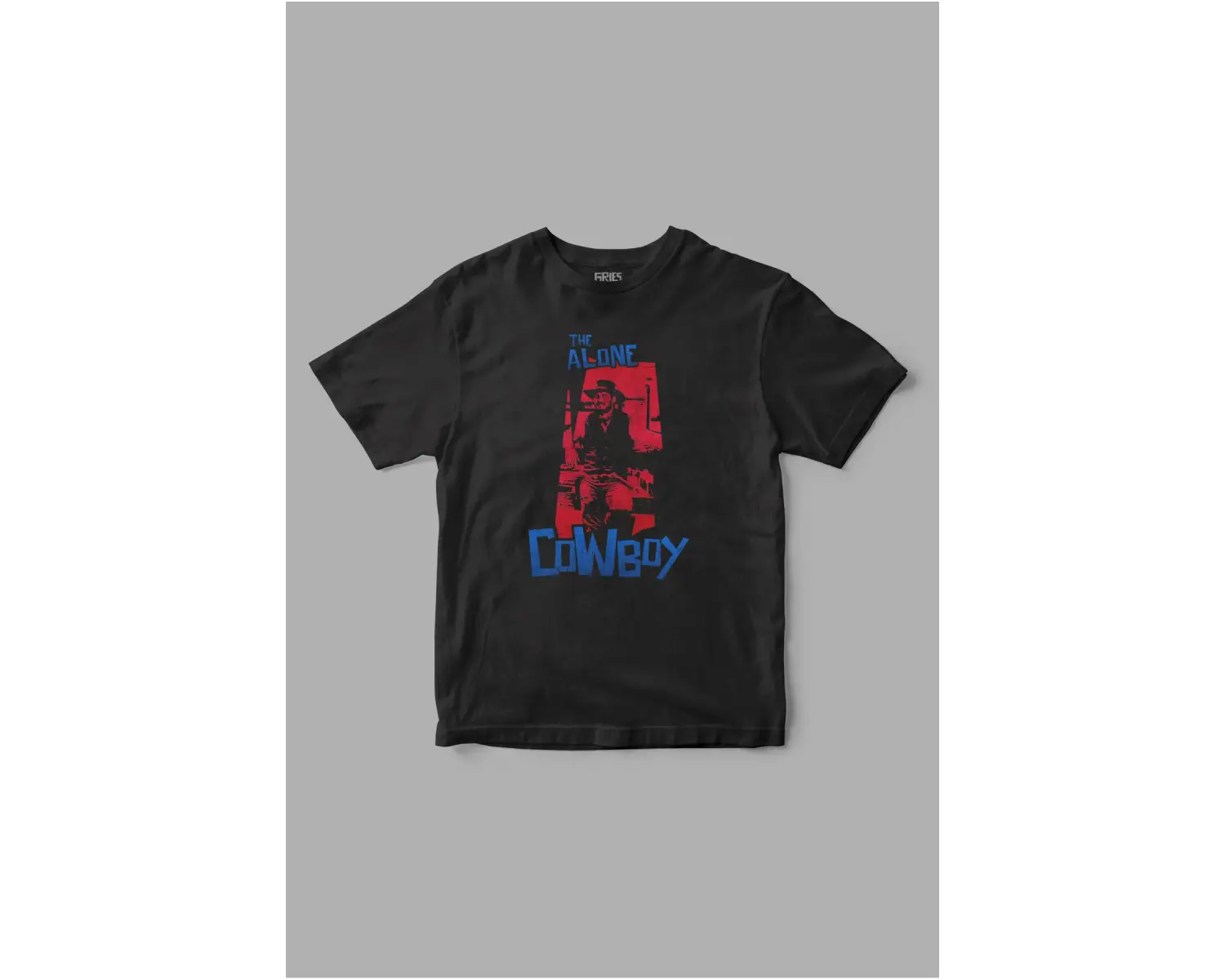The Alone Cowboy Kovboy Baskılı Tişört
