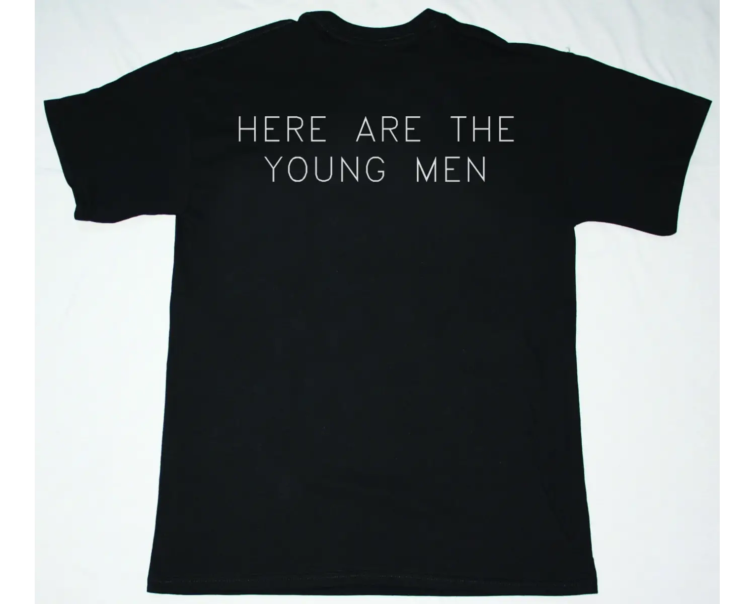 THE BLOCKHEADS LOGO NEW BLACK T SHIRT ÖN VE ARAKA BASKILI