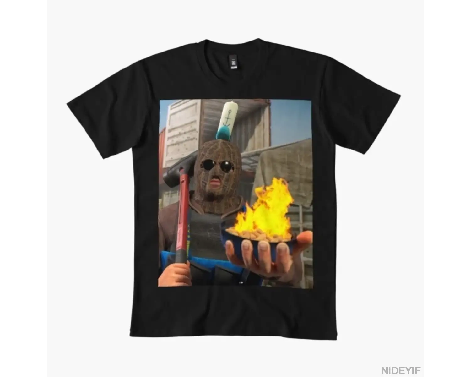 The Burnt Peanut Erkek Kadın Tişörtü %100 Pamuklu Tişörtler Kısa Kollu Üstler 1215-2